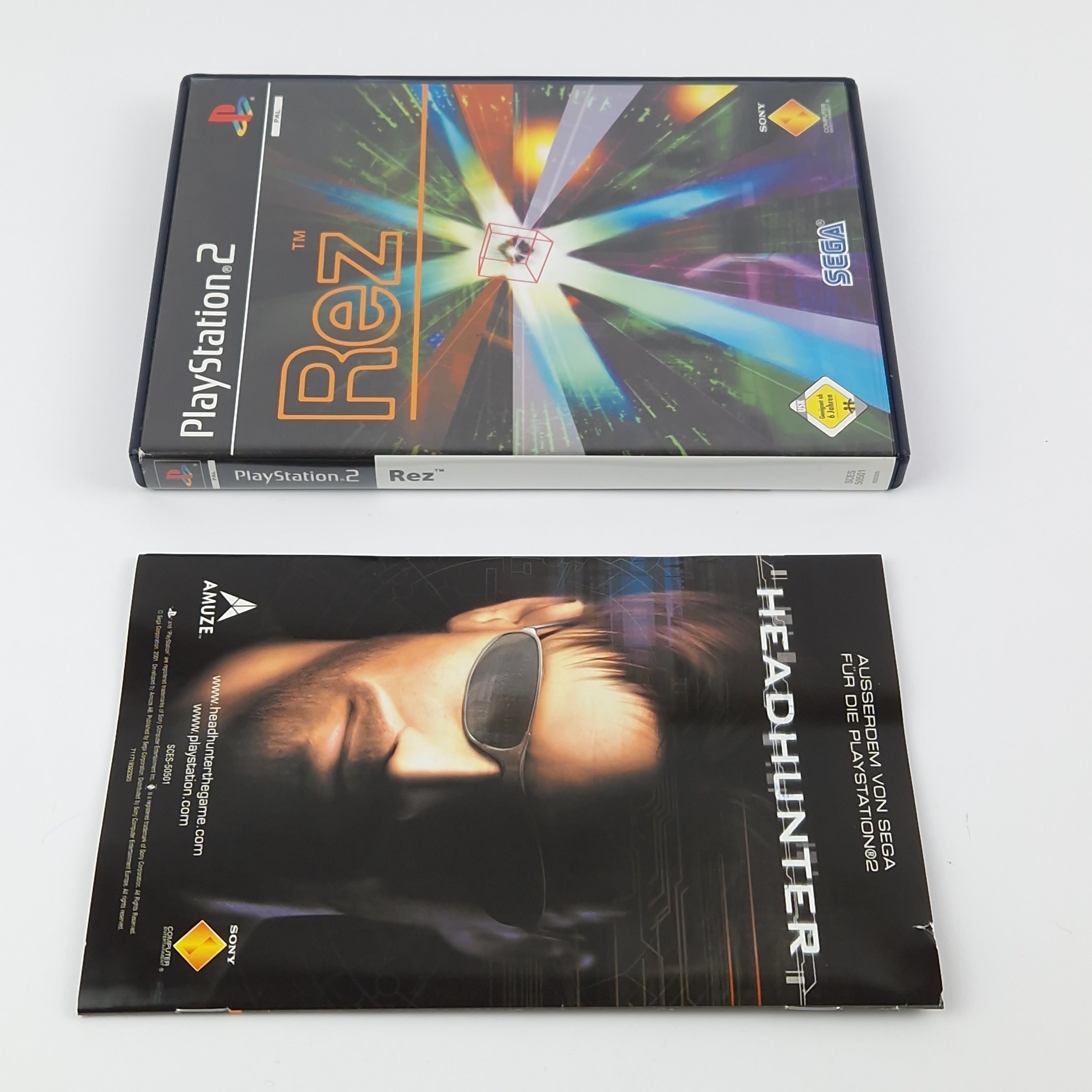 Sony Playstation 2 Spiel: REZ - OVP Anleitung PAL PS2 Game