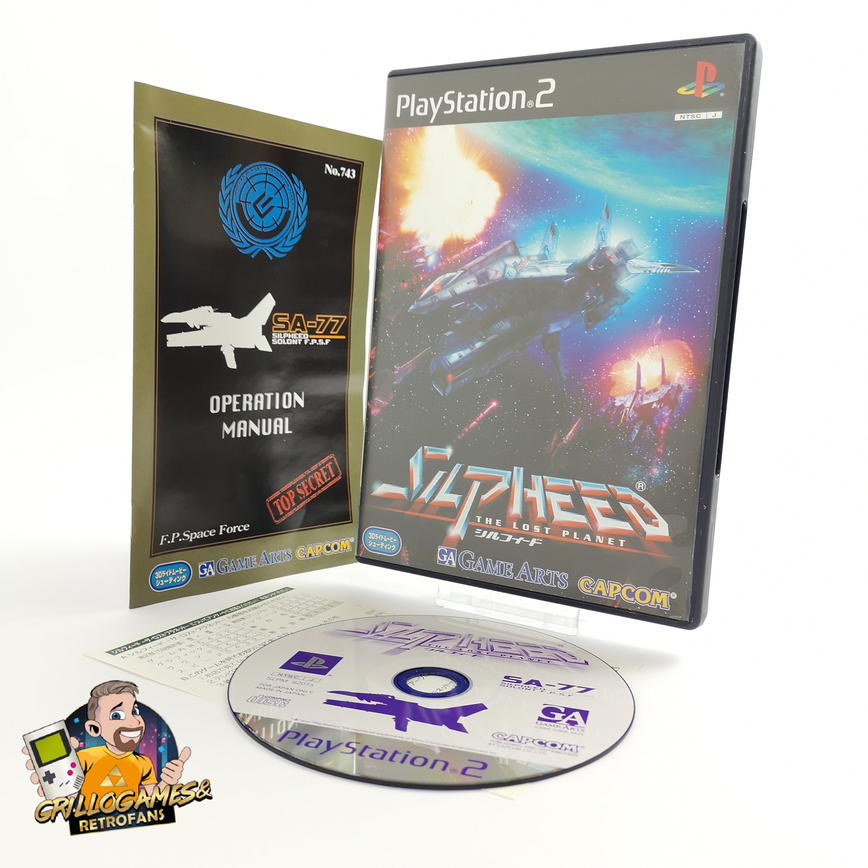 Playstation 2 Spiel – Silpheed The Lost Planet (NTSC-J OVP)