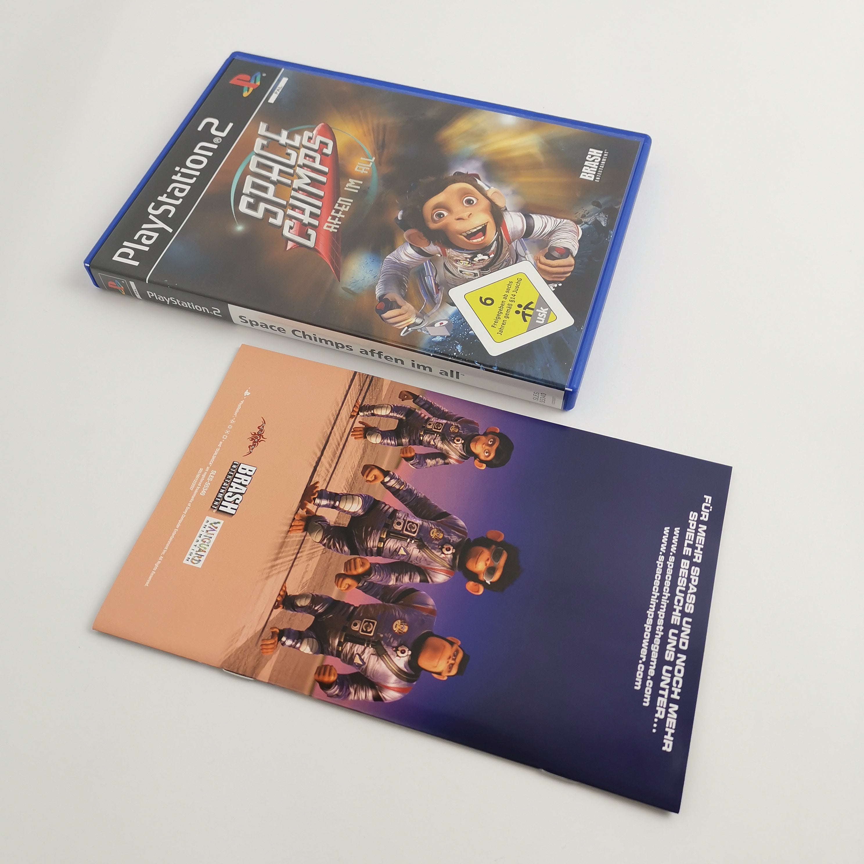Playstation 2 Spiel – Space Chimps Affen im All PS2 OVP PAL