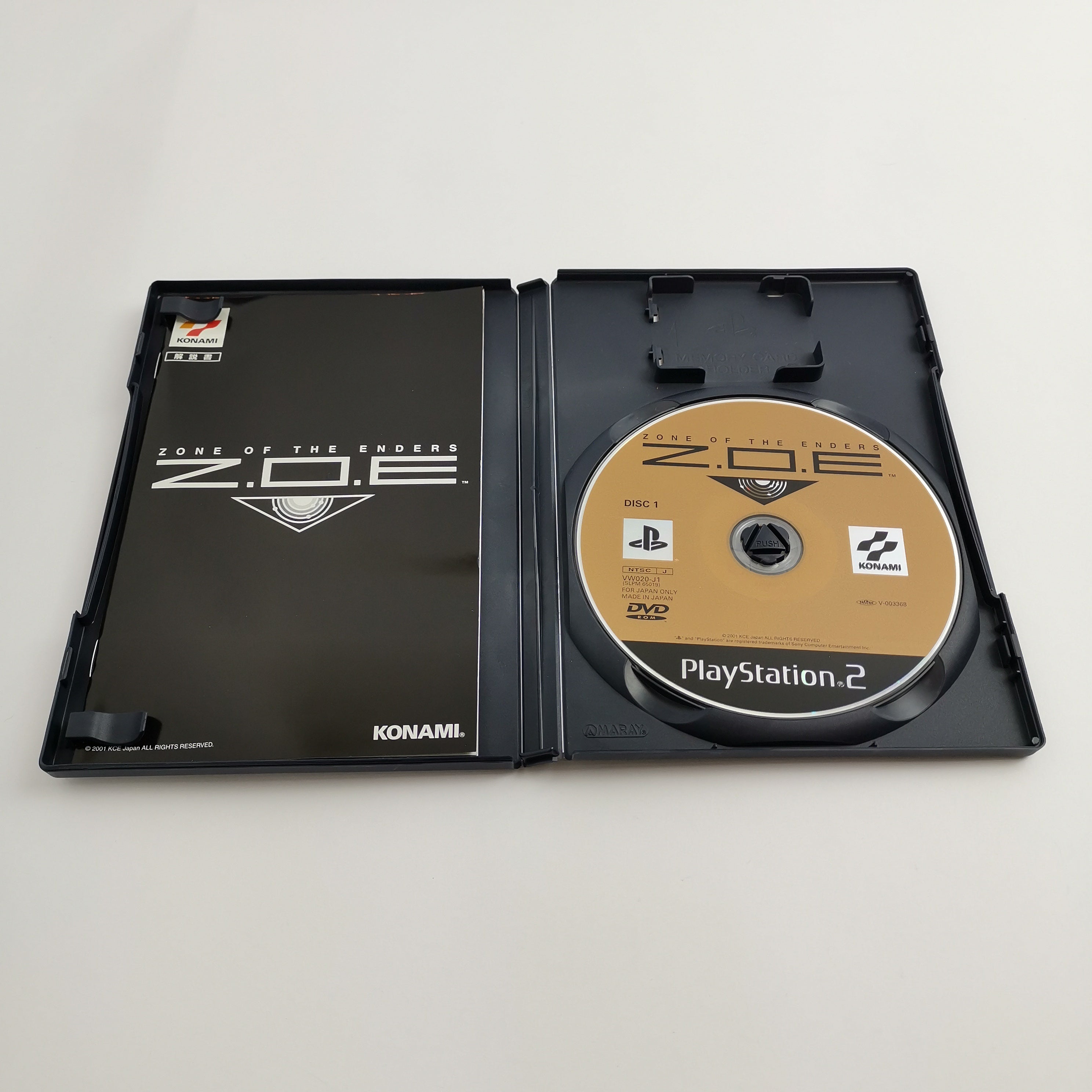 Playstation 2 Spiel – Zone of the Enders ZOE (OVP NTSC-J)