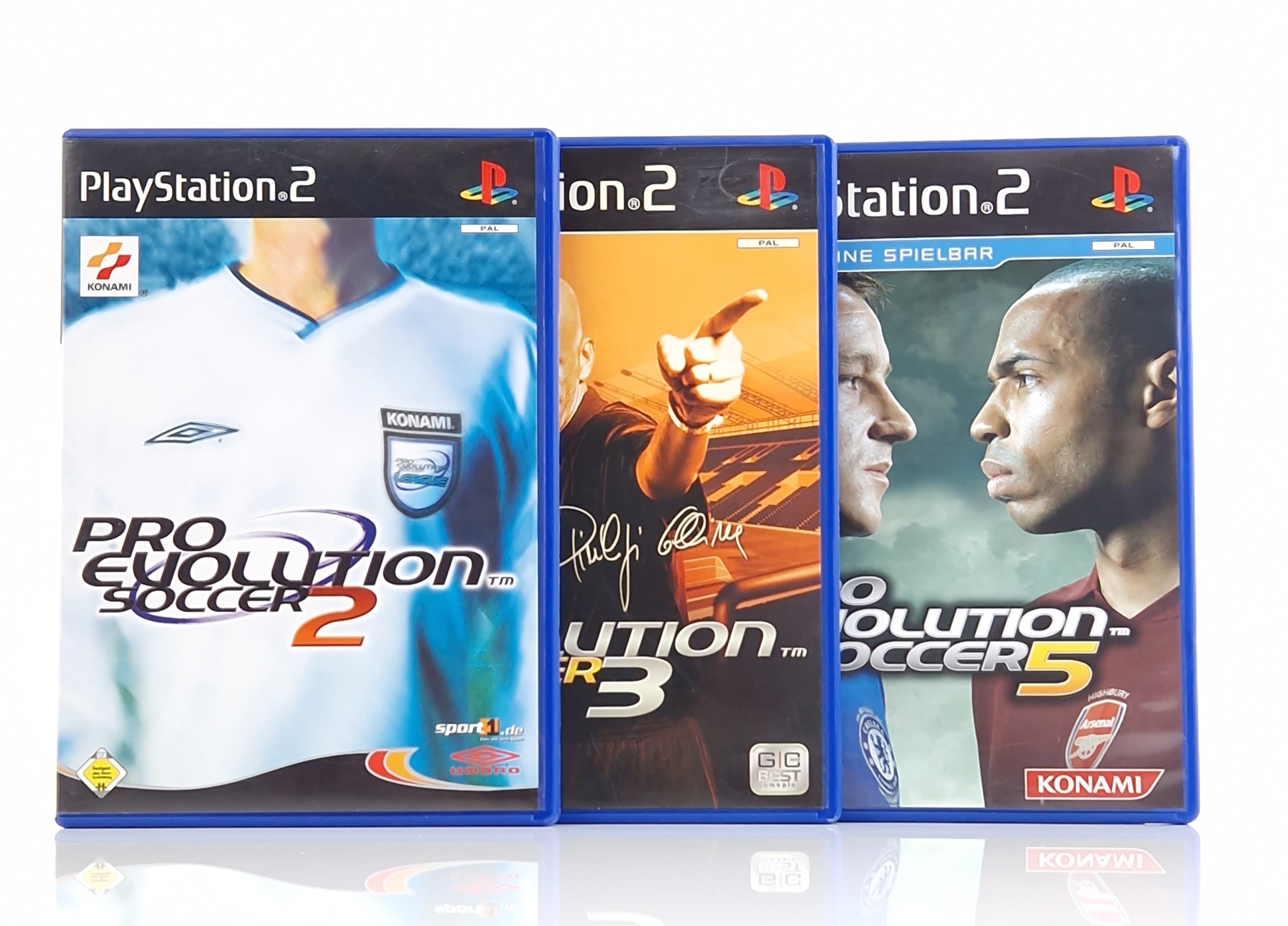 Playstation 2 Spiel – Pro Evolution Soccer 3 Bundle Memory