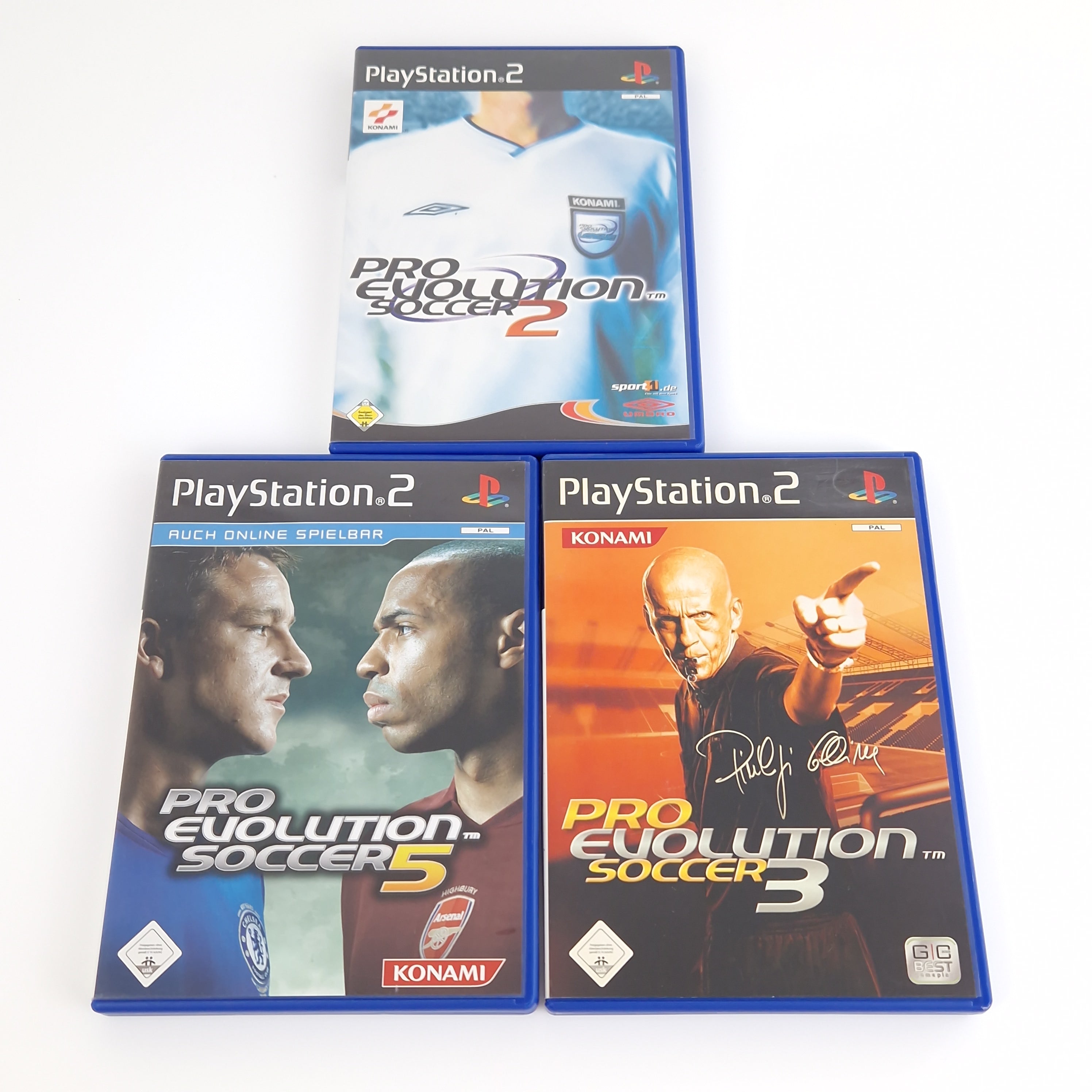 Playstation 2 Spiel – Pro Evolution Soccer 3 Bundle Memory