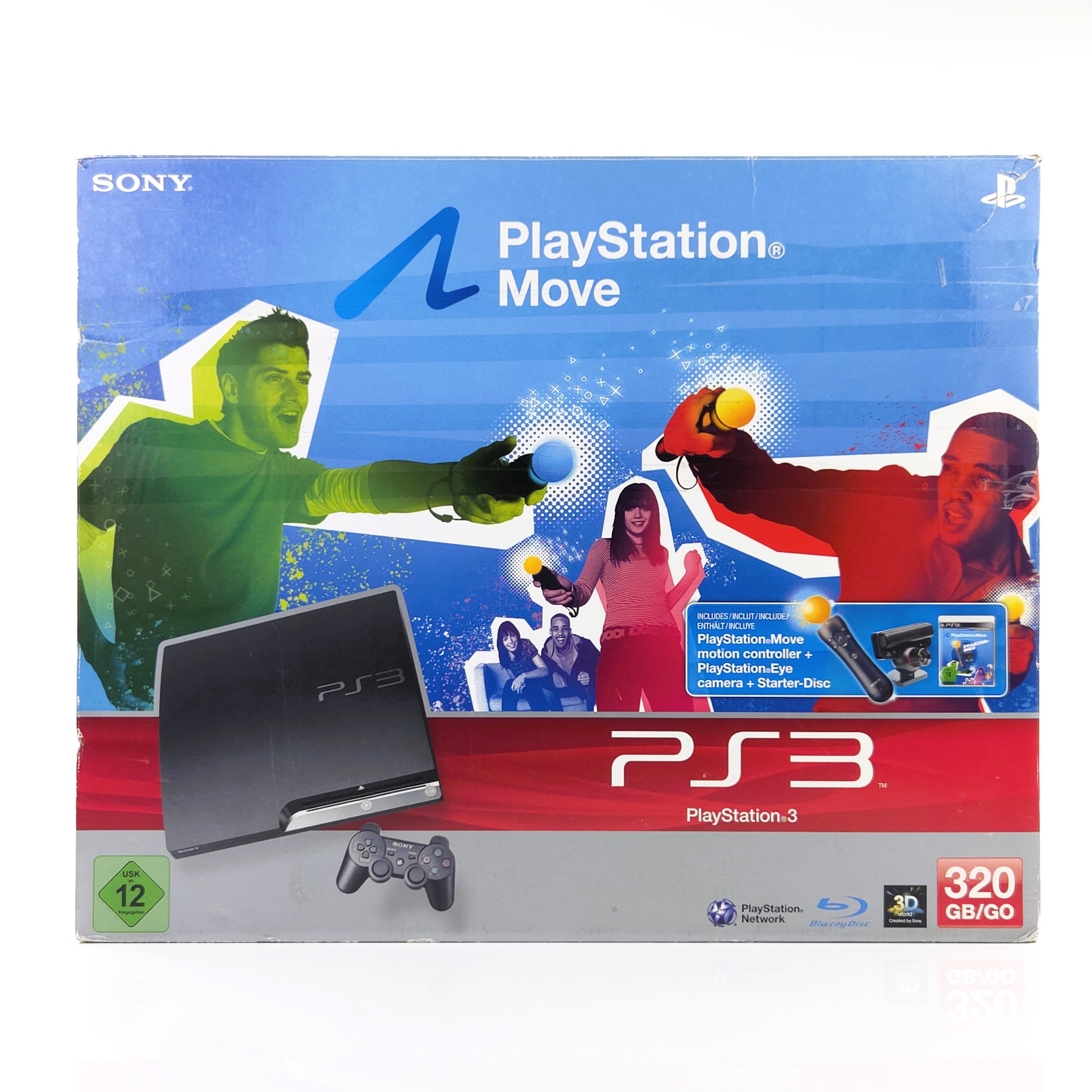 Playstation 3 Konsole – Move Bundle 320GB OVP PAL