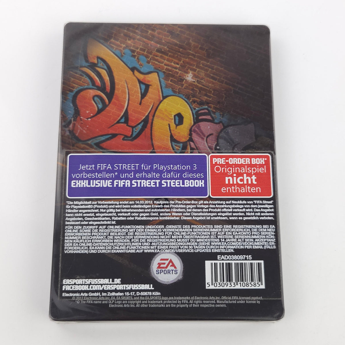Sony Playstation 3 Promo FIFA Street Steelbook OVP