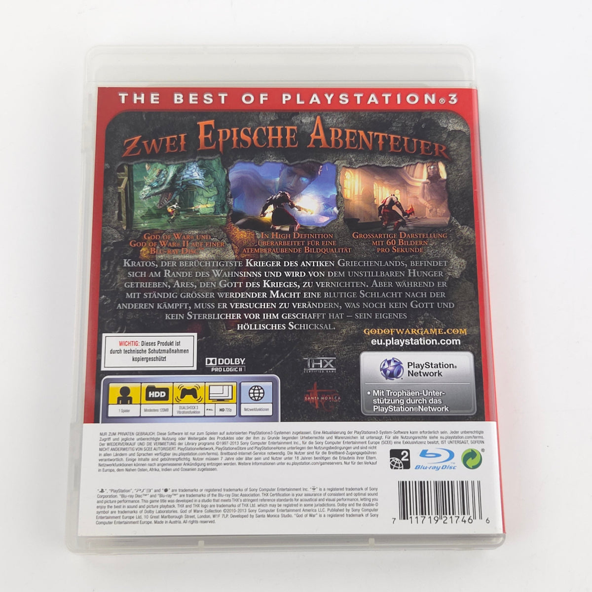 PlayStation 3 Spiel God of War Collection OVP HD