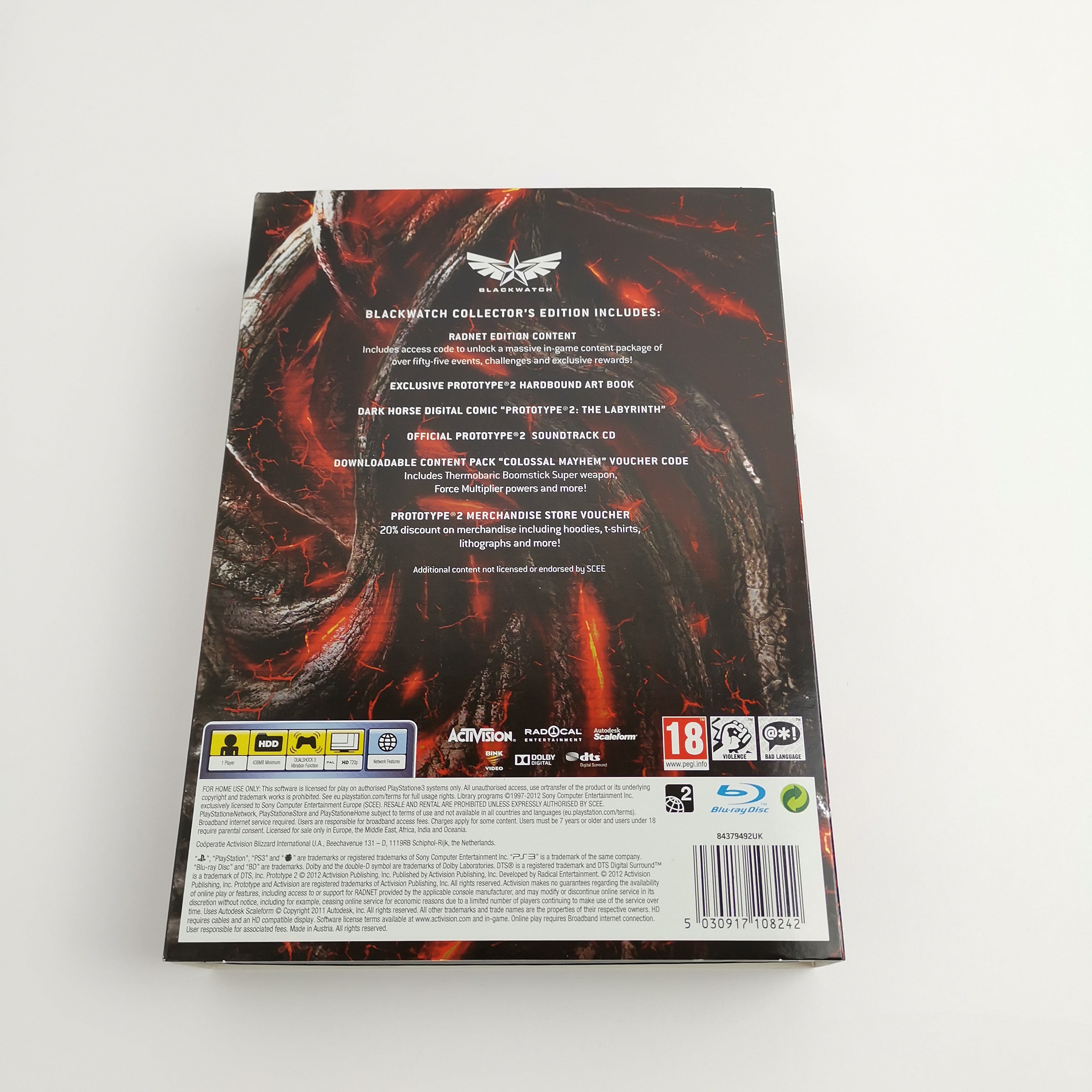 Playstation 3 Spiel – Prototype 2 Blackwatch Collectors Edition