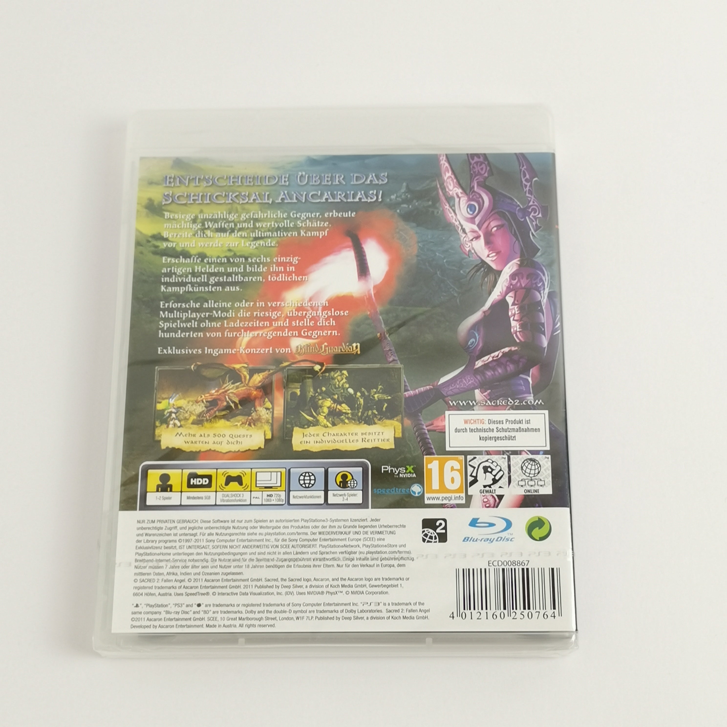 Playstation 3 Spiel – Sacred 2 Fallen Angel Neu OVP