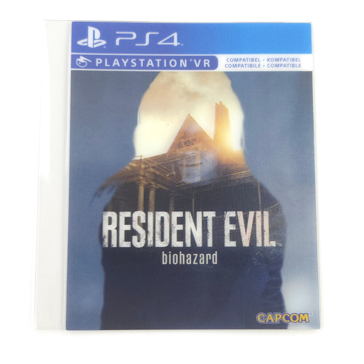 Sony PlayStation 4 Lenticular Cover Hülle Resident Evil
