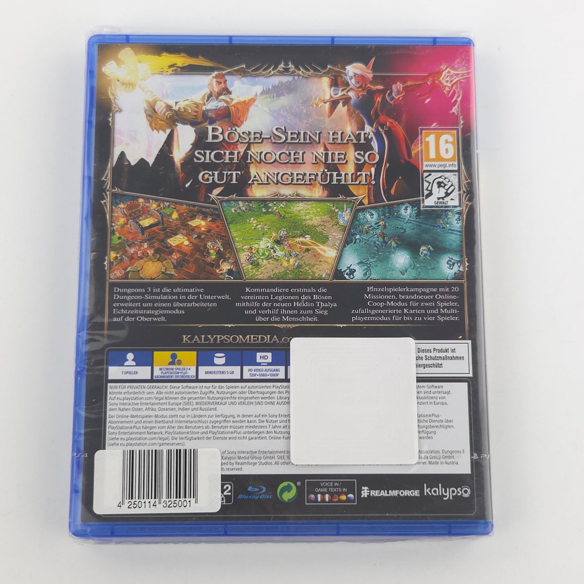 PlayStation 4 Spiel Dungeons Besonders Böse Edition Neu