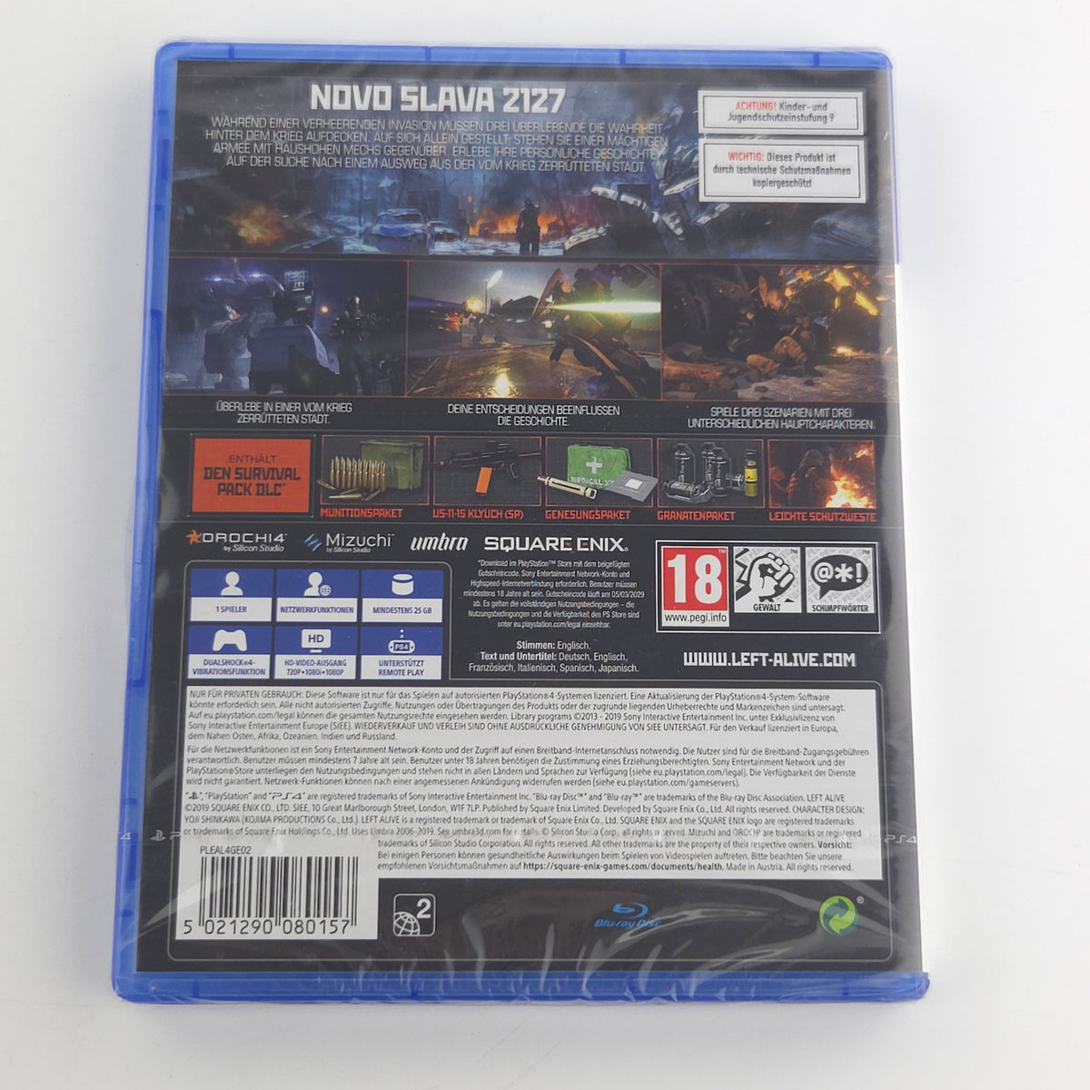 Sony Playstation 4 Spiel Left Alive Day One Neu OVP