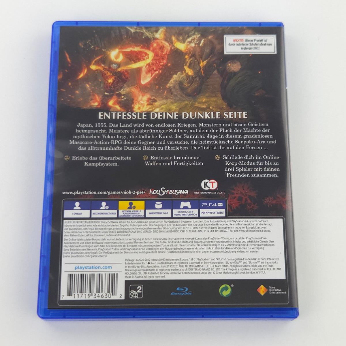 Sony Playstation 4 Spiel: NIOH 2 - PS4 OVP (PAL DE)