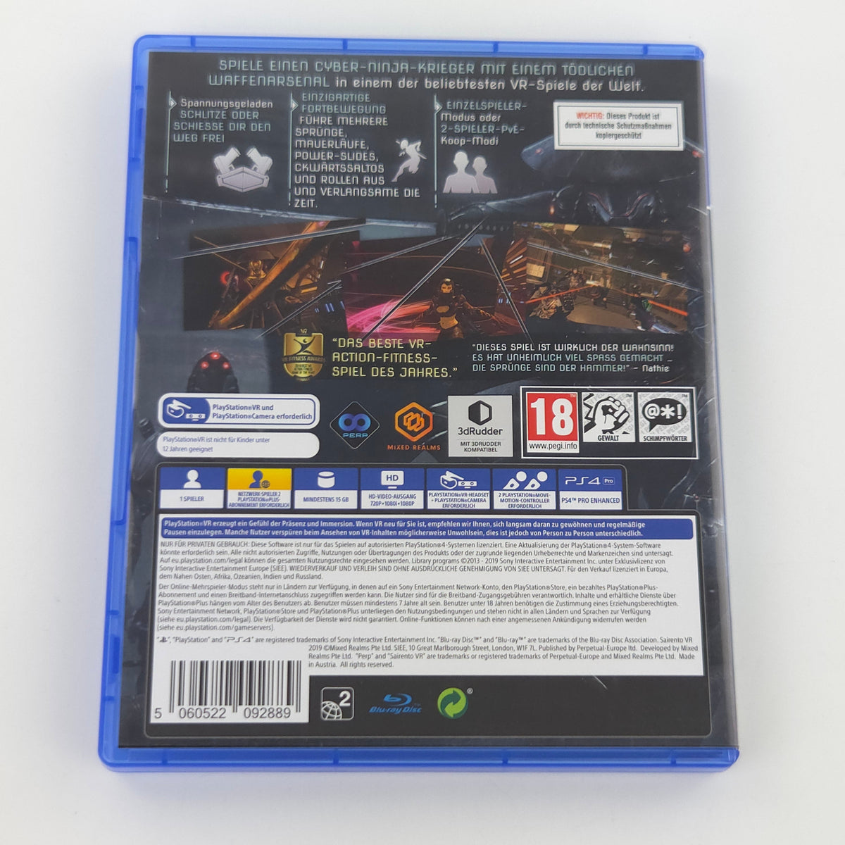 Sony Playstation 4 Spiel: Sairento - PS4 VR OVP Bluray (PAL DE)