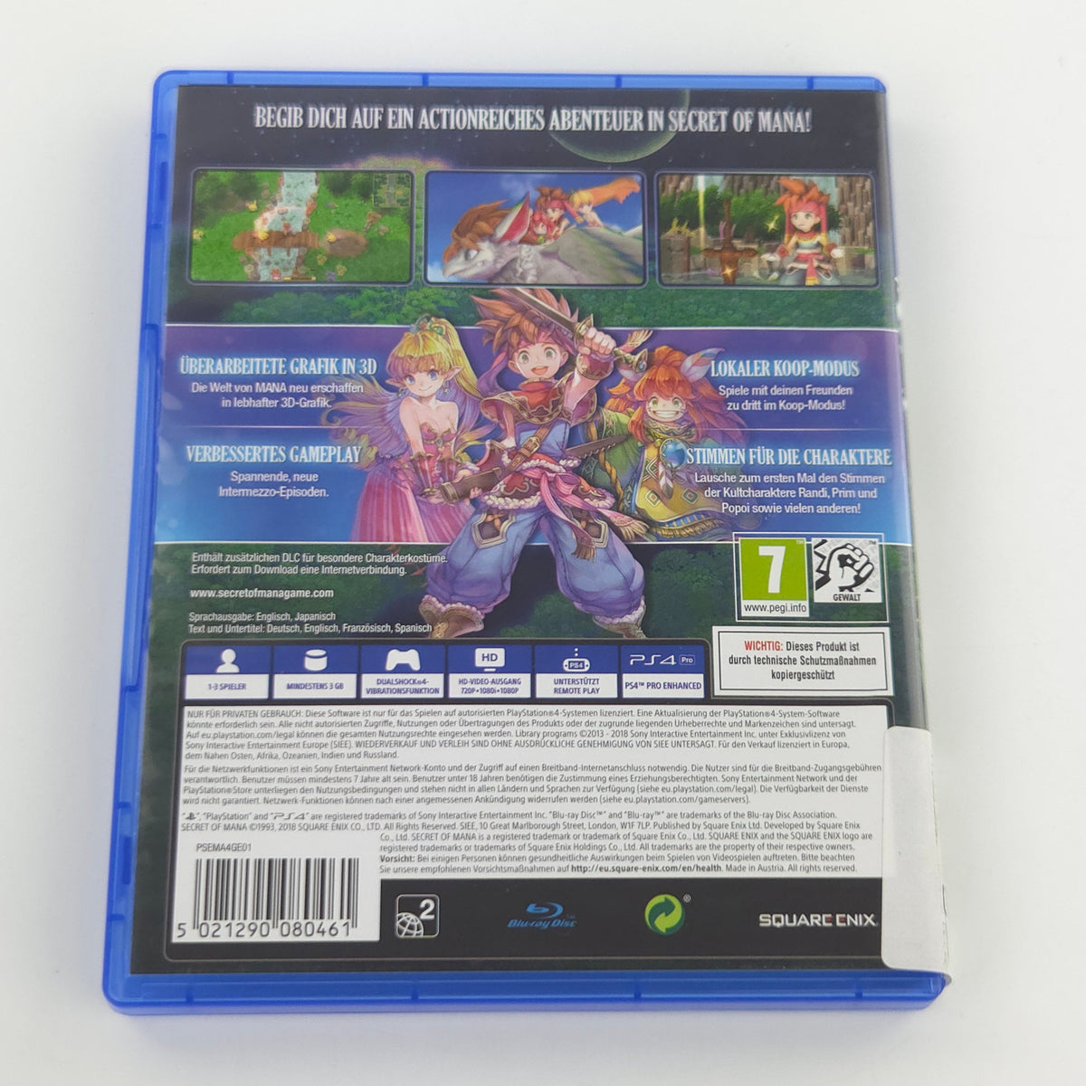 Sony Playstation 4 Spiel: Secret of Mana - PS4 OVP (PAL DE) Square Enix