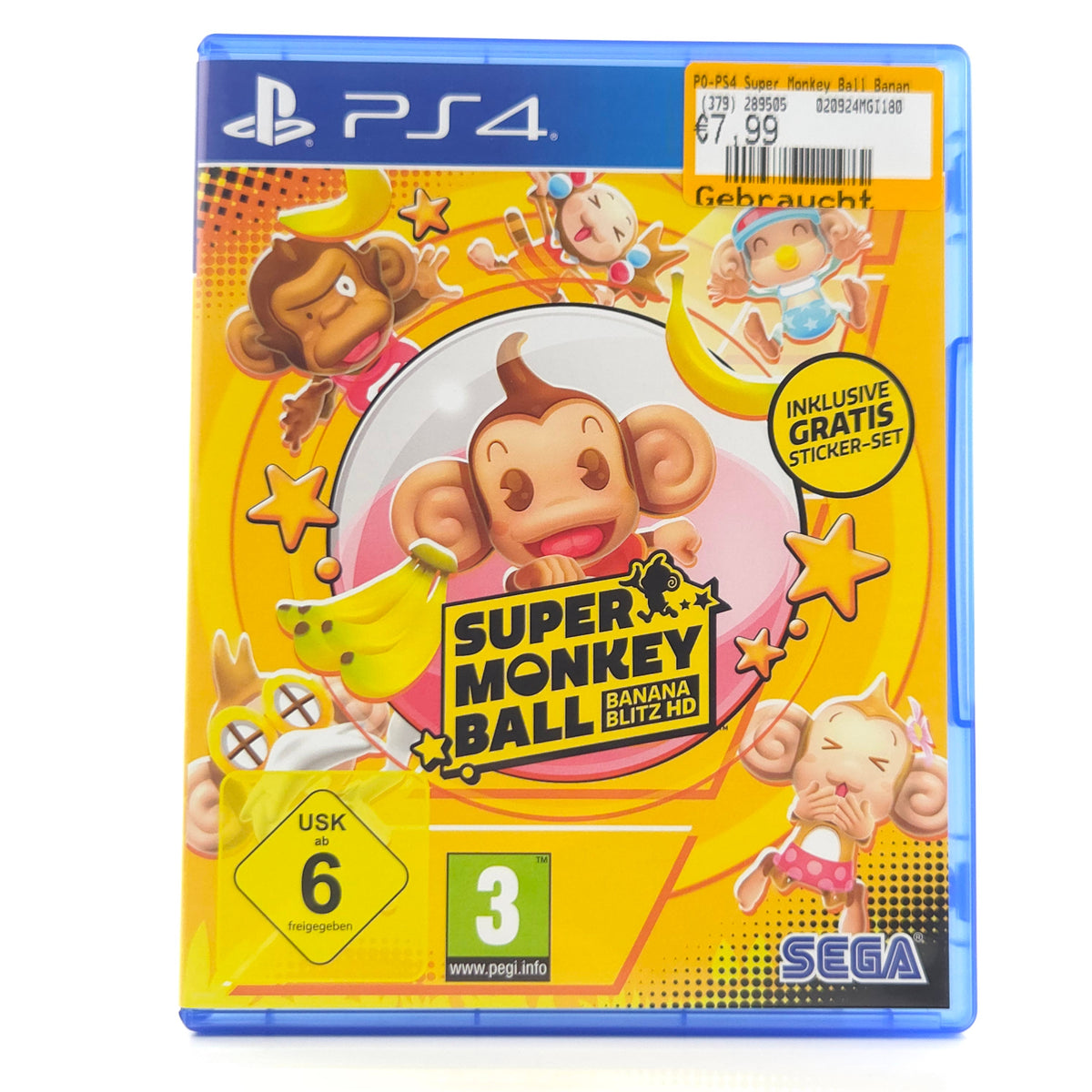 Sony Playstation 4 Spiel: Super Monkey Ball Banana Blitz HD - PS4 OVP (PAL DE)