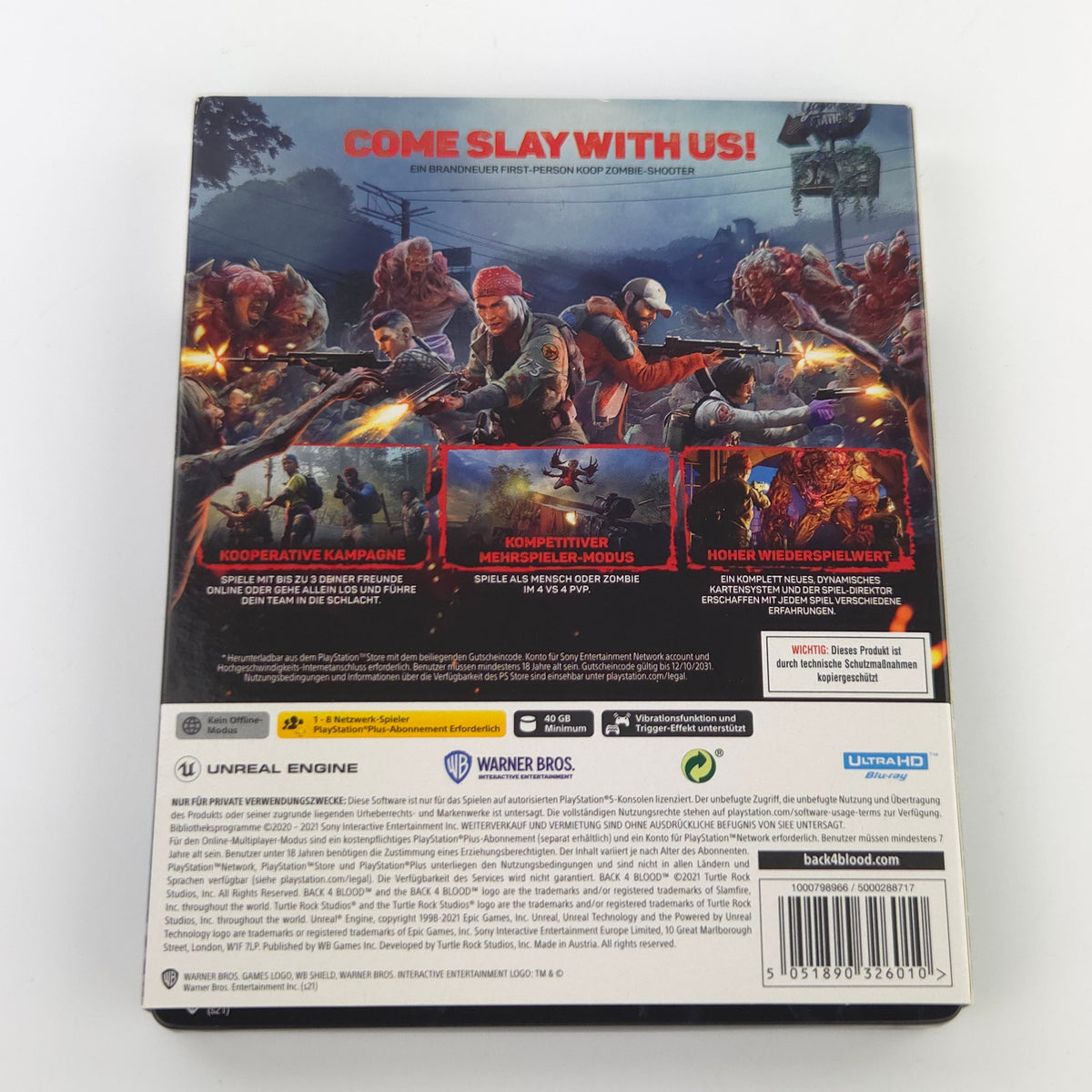 Sony Playstation 5: Back 4 Blood Special Edition - PS5 OVP USK18 (PAL DE)