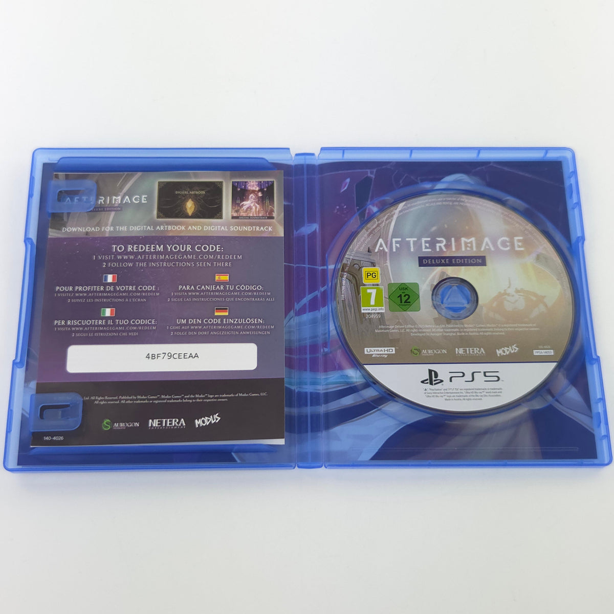 Sony Playstation 5 Spiel: Afterimage Deluxe Edition - PS5 OVP Bluray CD (PAL DE)