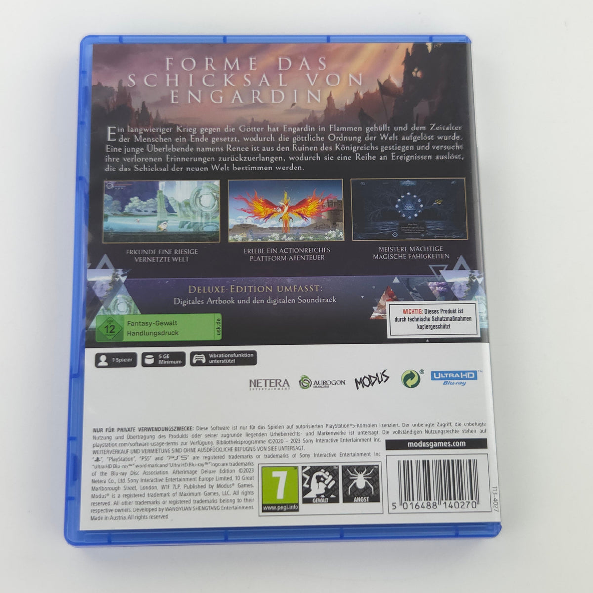Sony Playstation 5 Spiel: Afterimage Deluxe Edition - PS5 OVP Bluray CD (PAL DE)