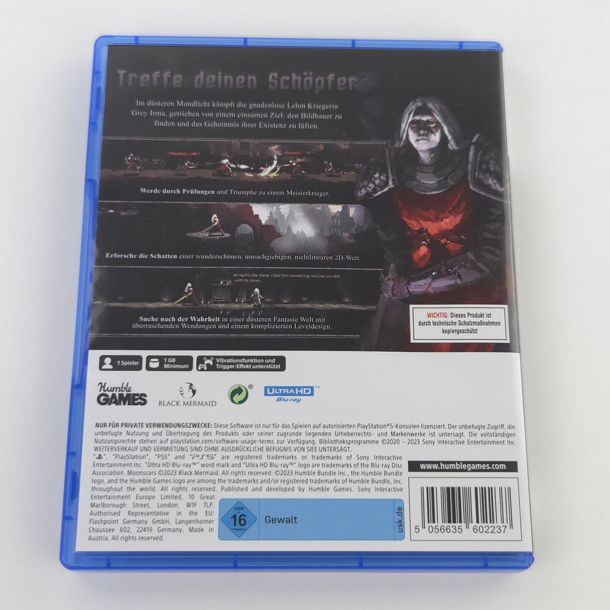 Sony Playstation 5 Spiel: Moonscars - PS5 OVP Bluray CD (PAL DE)