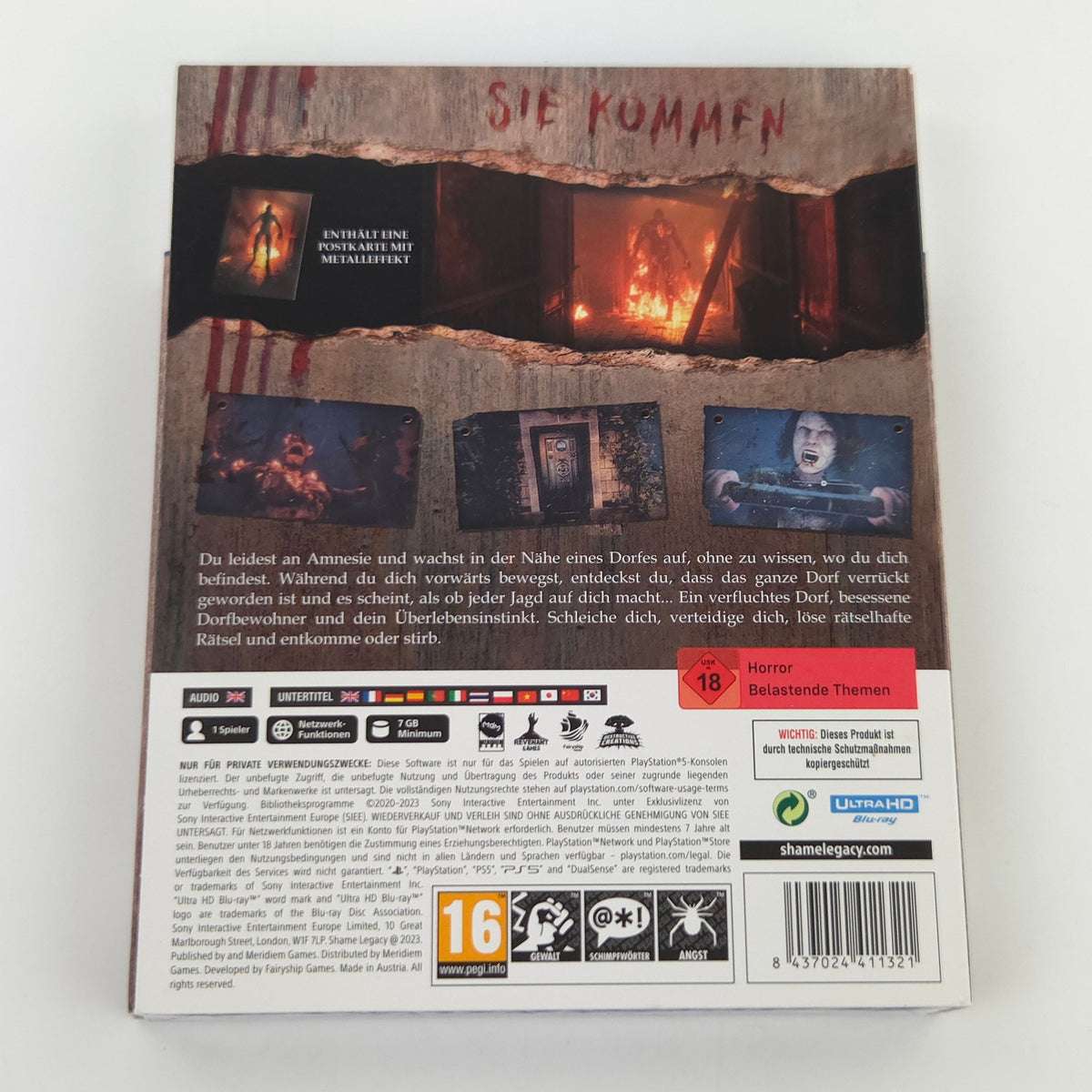 PlayStation 5 Spiel Shame Legacy The Cult Edition OVP