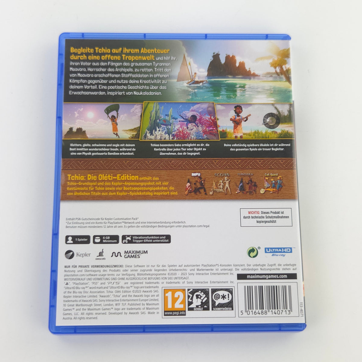 Sony Playstation 5 Spiel: Tchia Oleti Edition - PS5 OVP Bluray CD (PAL DE)