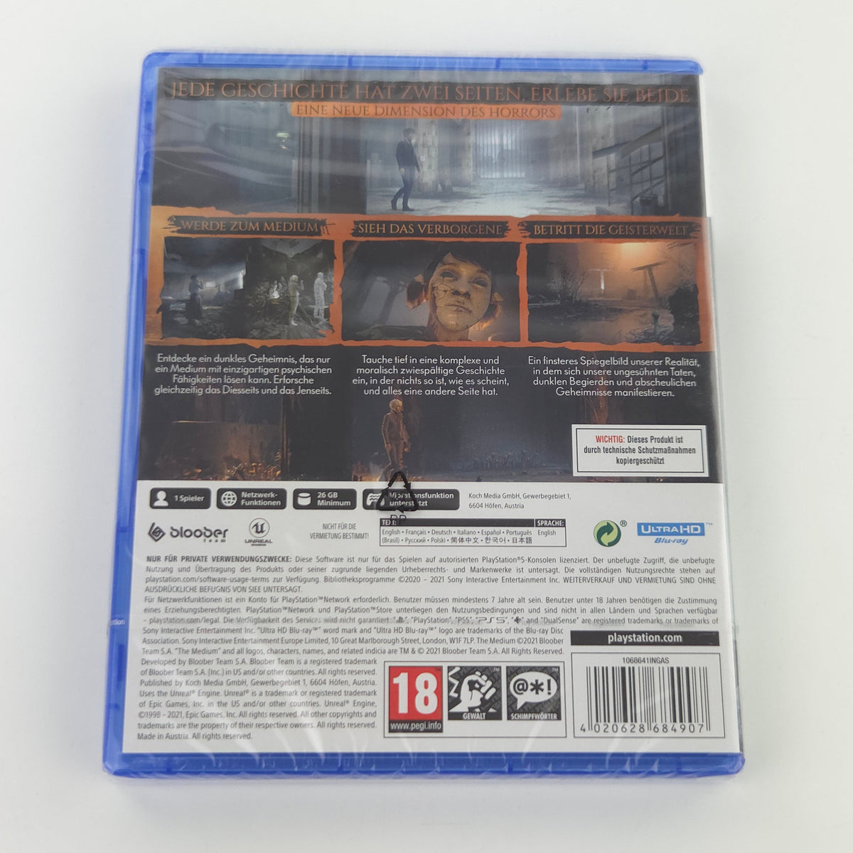 PlayStation 5 Spiel The Medium Neu OVP USK18