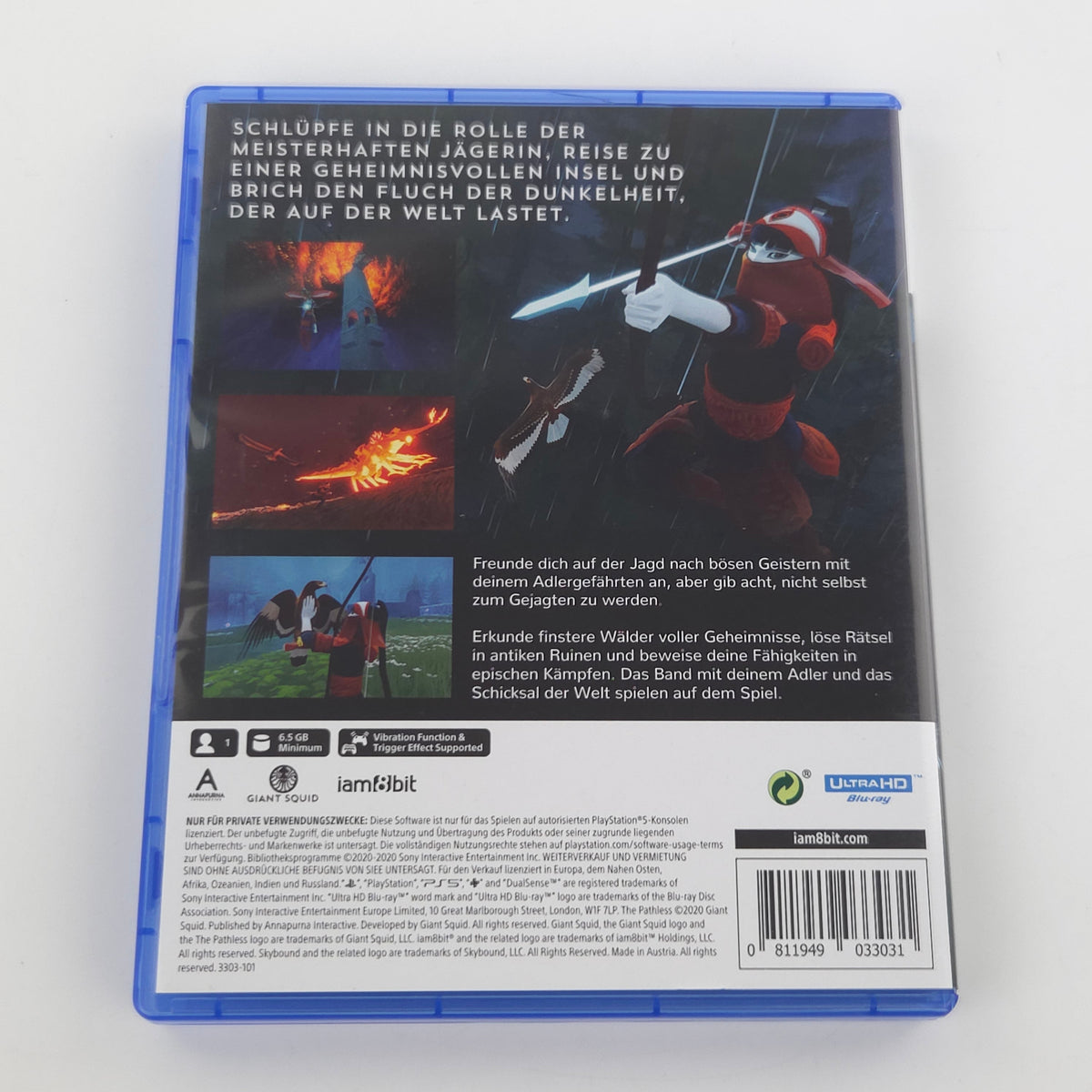 Sony Playstation 5 Spiel: The Pathless - PS5 OVP Bluray CD (PAL DE)