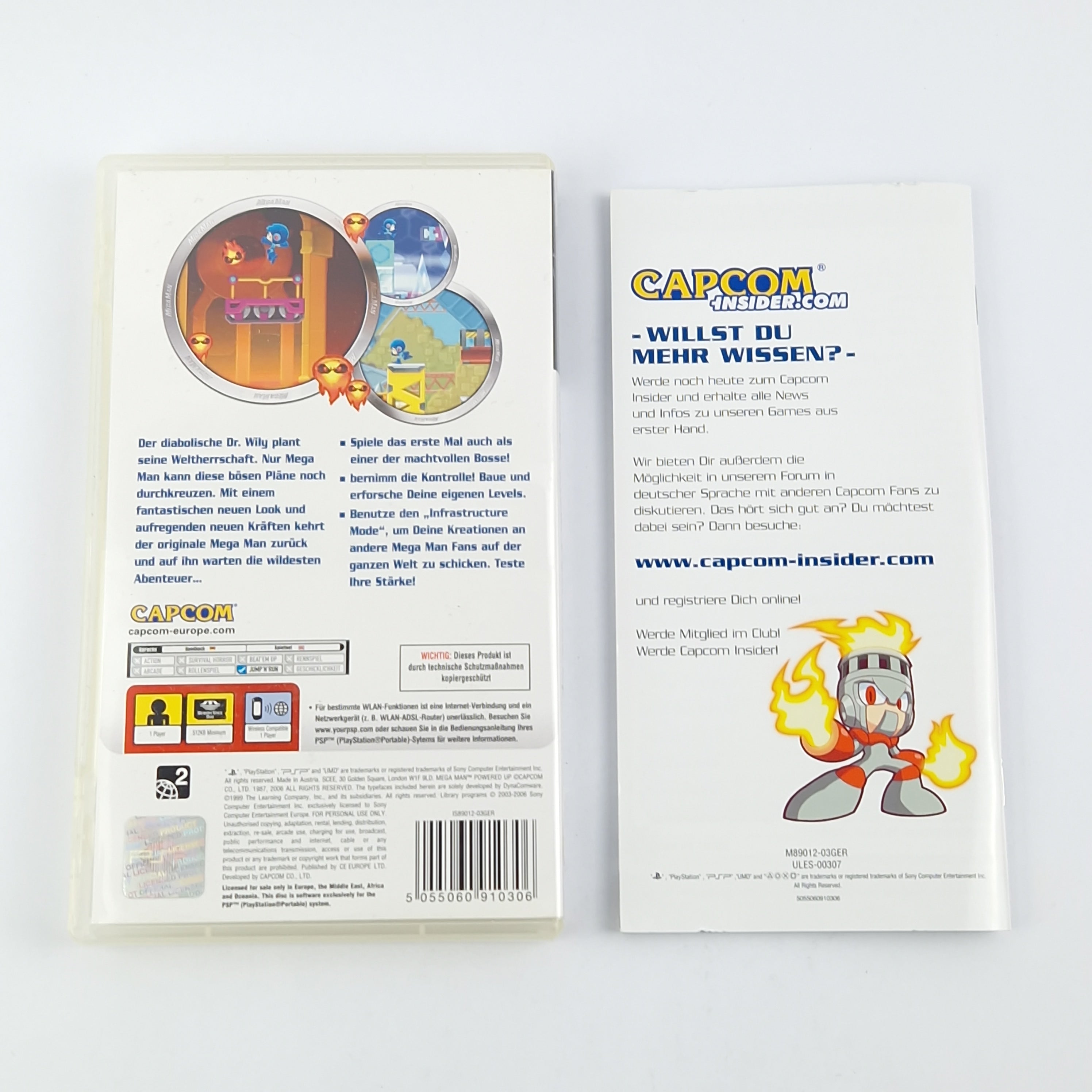 Sony PSP Spiel – Mega Man Powered UP (OVP)