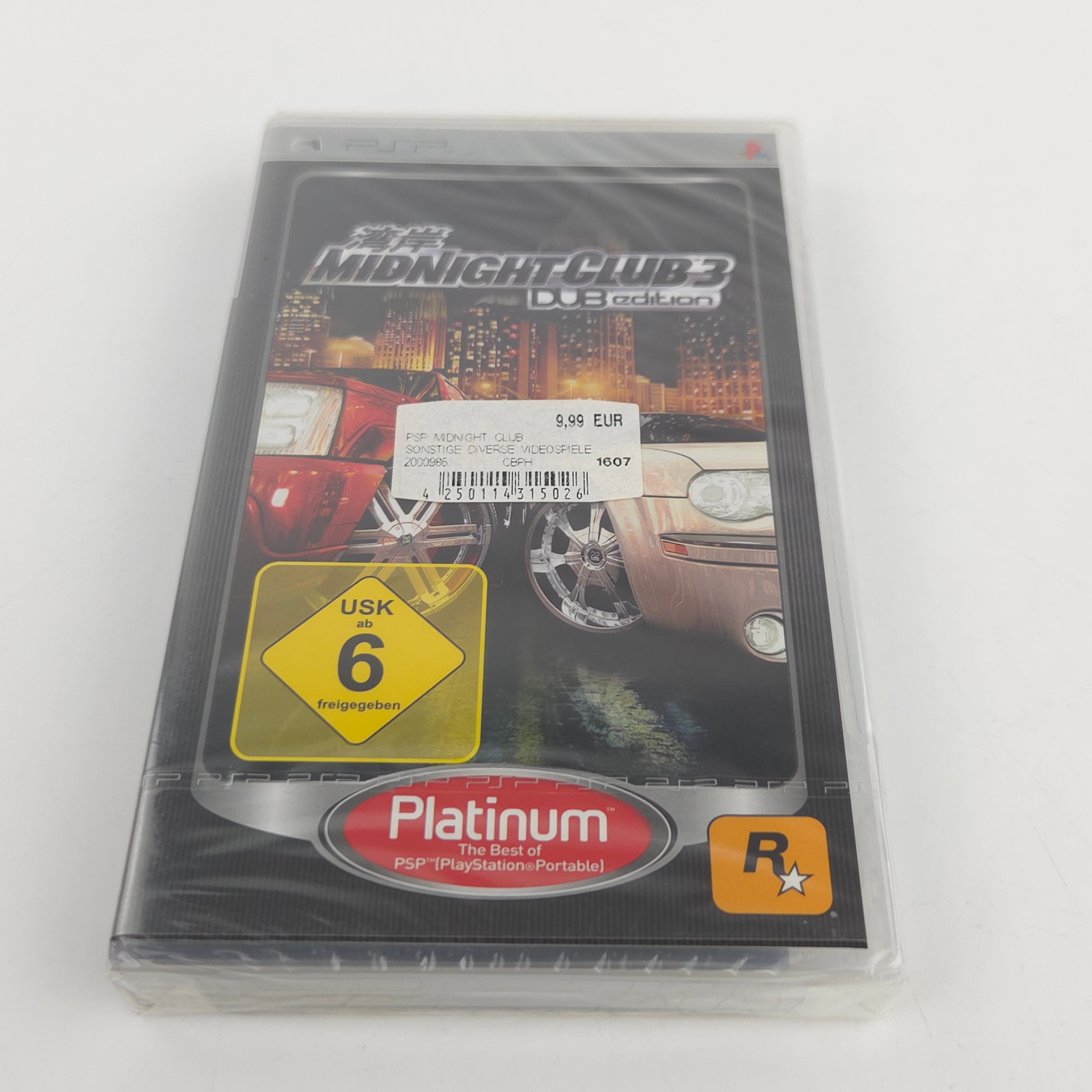 Playstation Portable Spiel Midnight Club 3 DUB Edition Neu