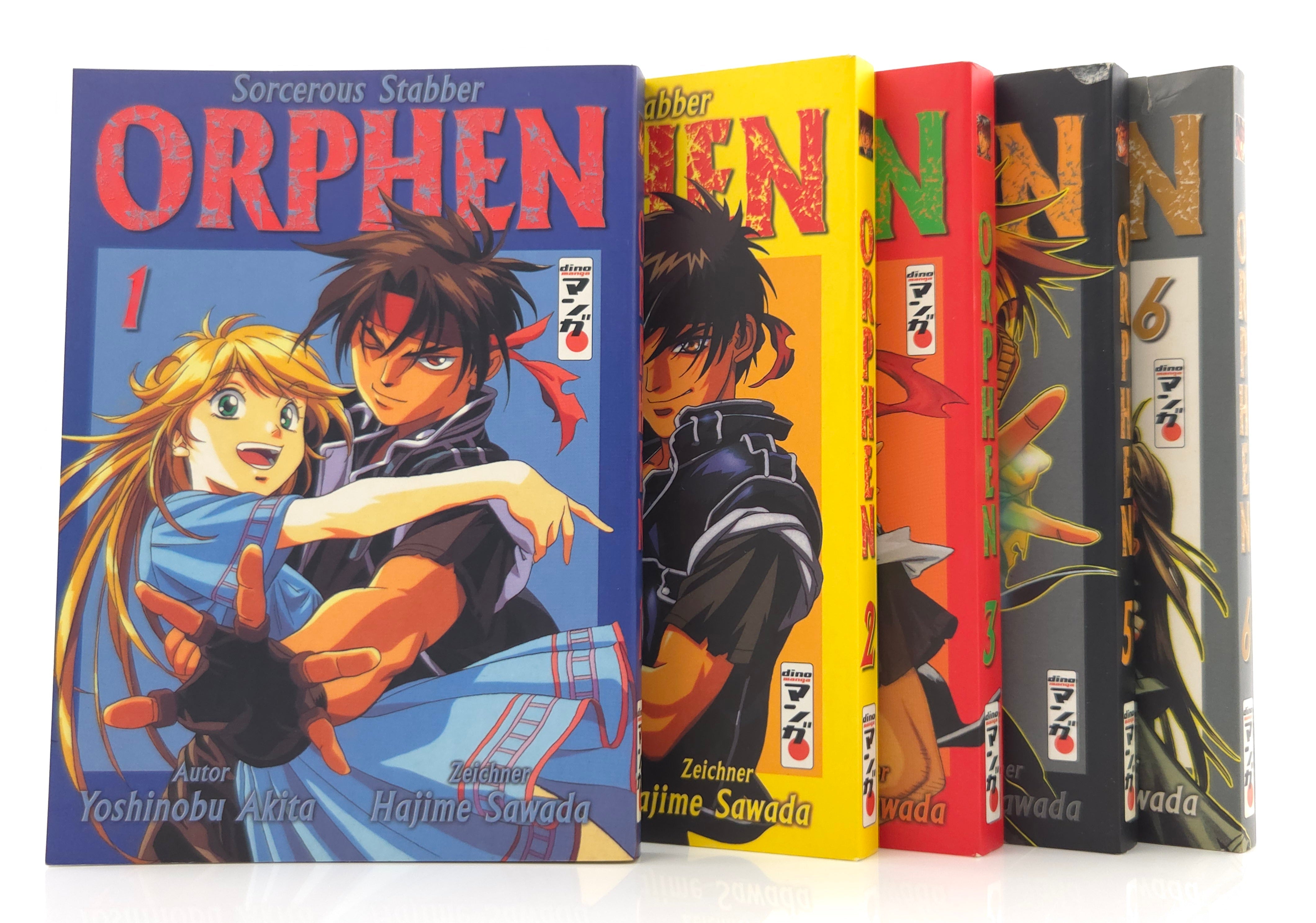 Sorcerous Stabber Orphen Manga Band 1-6 Deutsch (4 fehlt)
