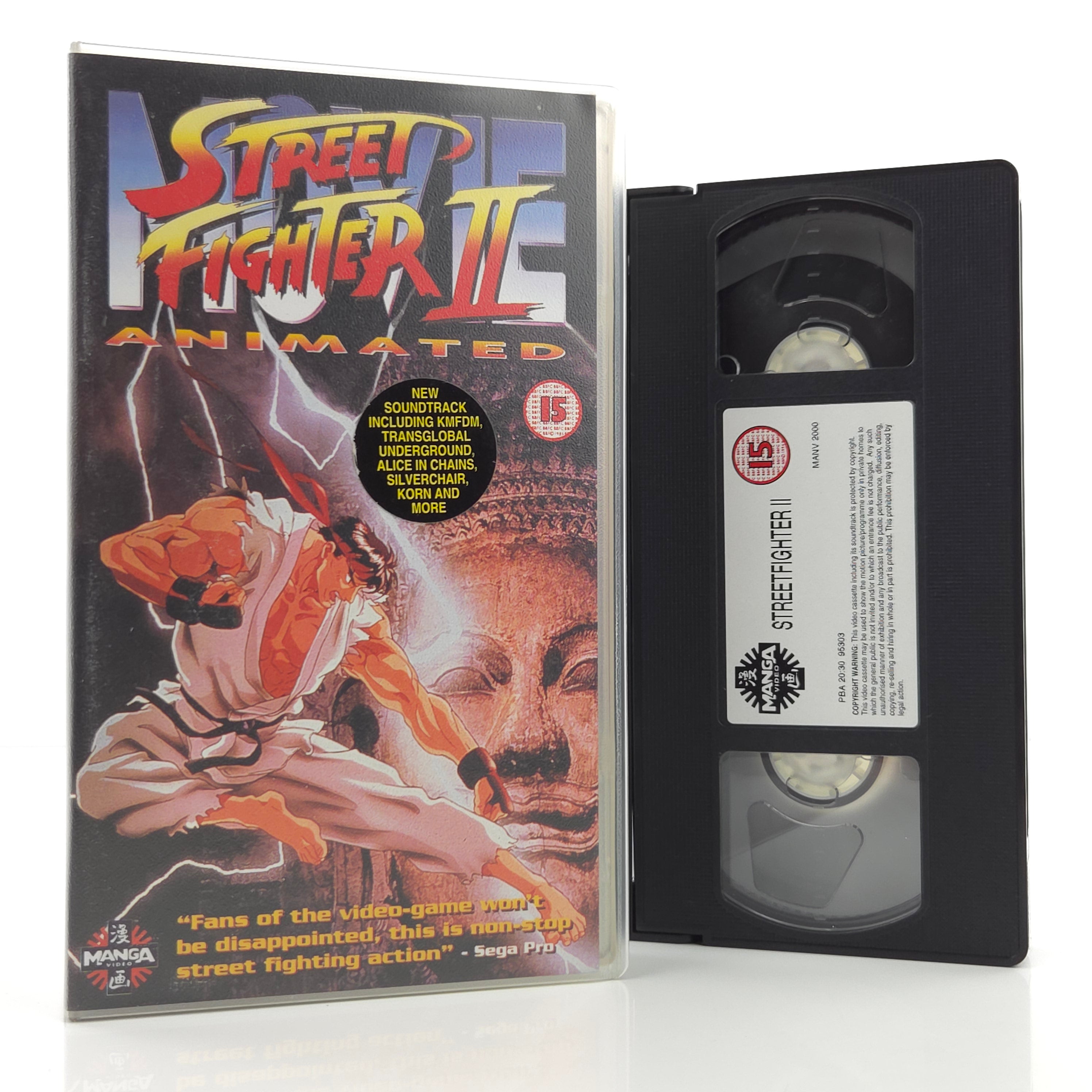 Street Fighter II Animated Movie – VHS Film sehr gut