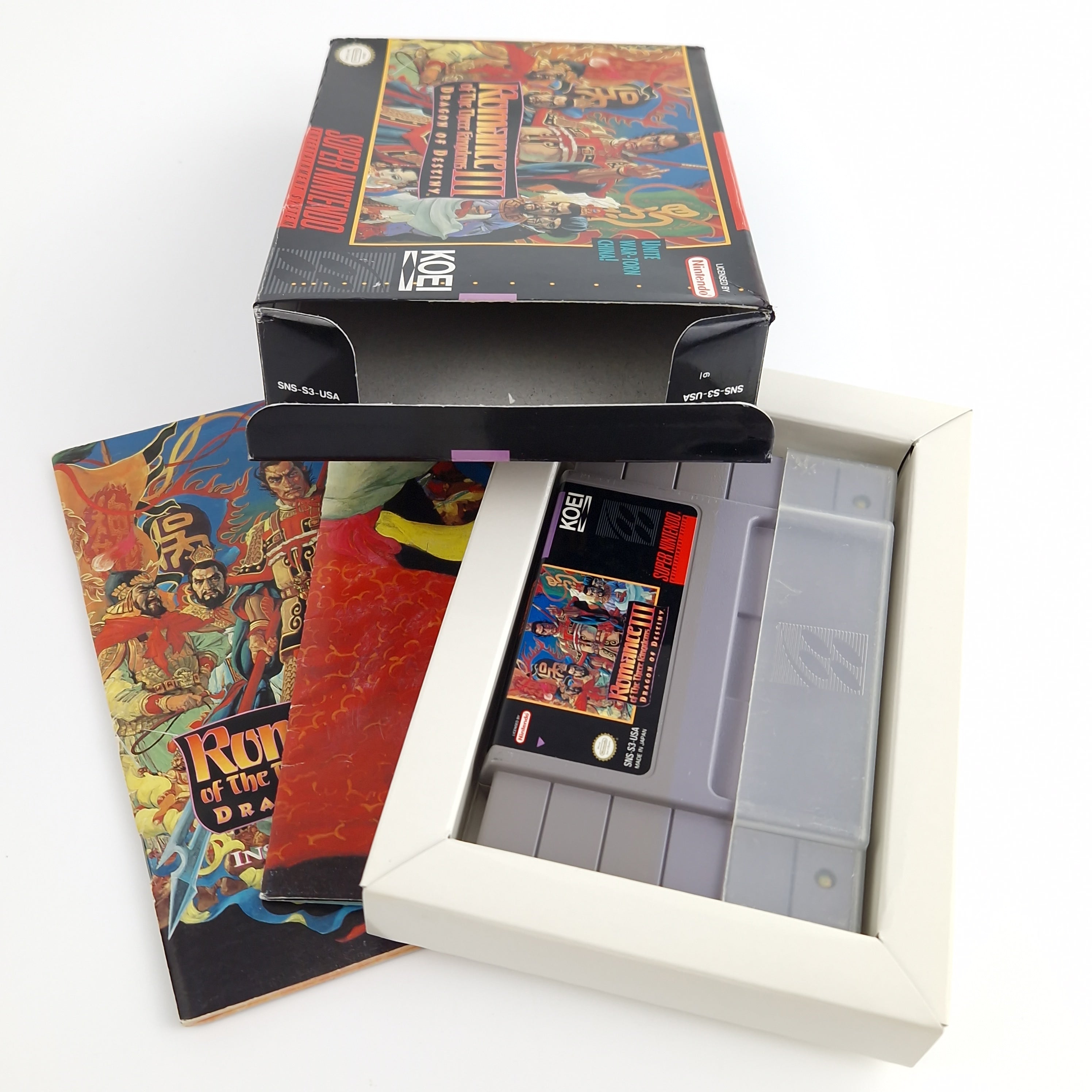 Super Nintendo Spiel – Romance of the Three Kingdoms III SNES