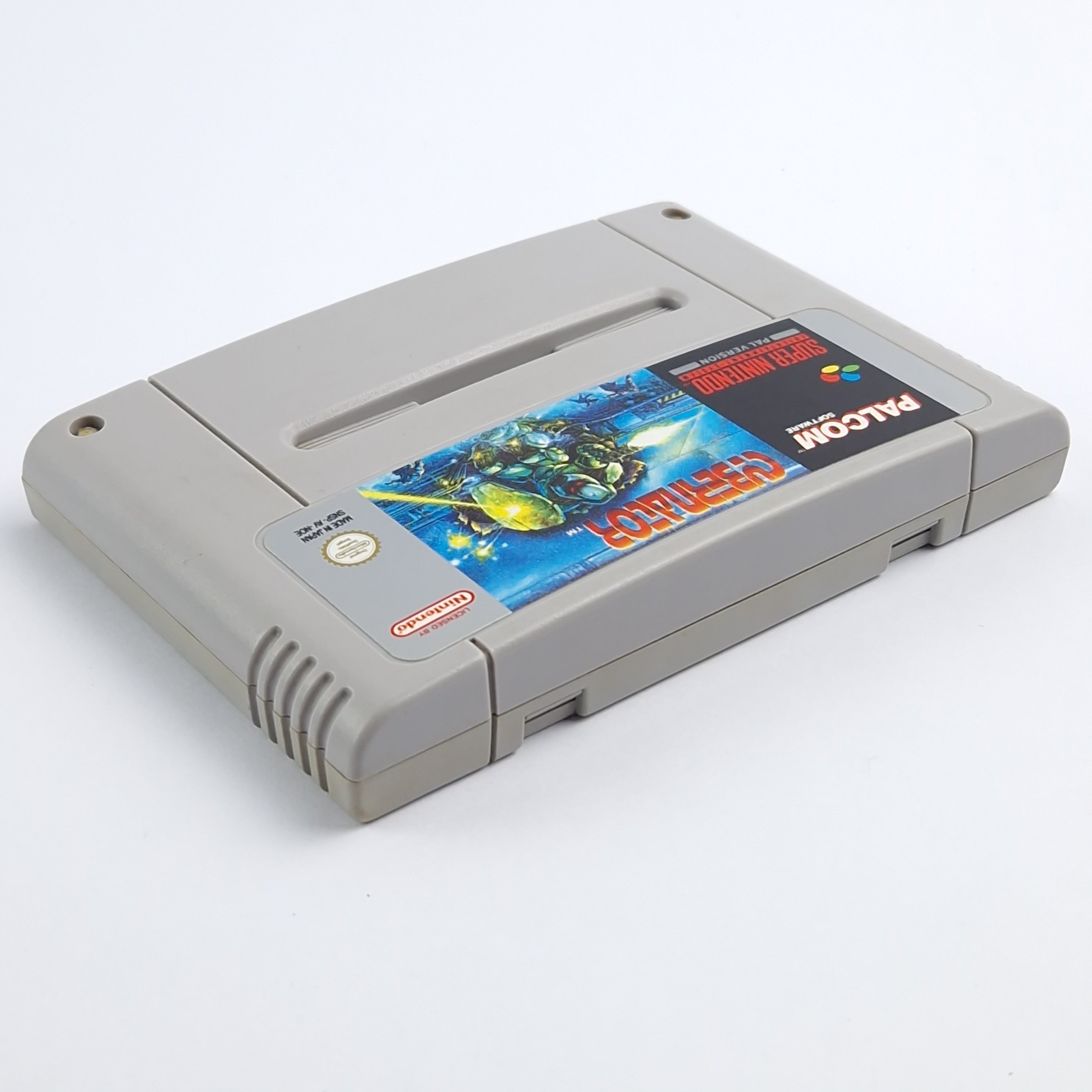 Super Nintendo SNES Spiel: Cybernator - Modul / Cartridge PAL Game