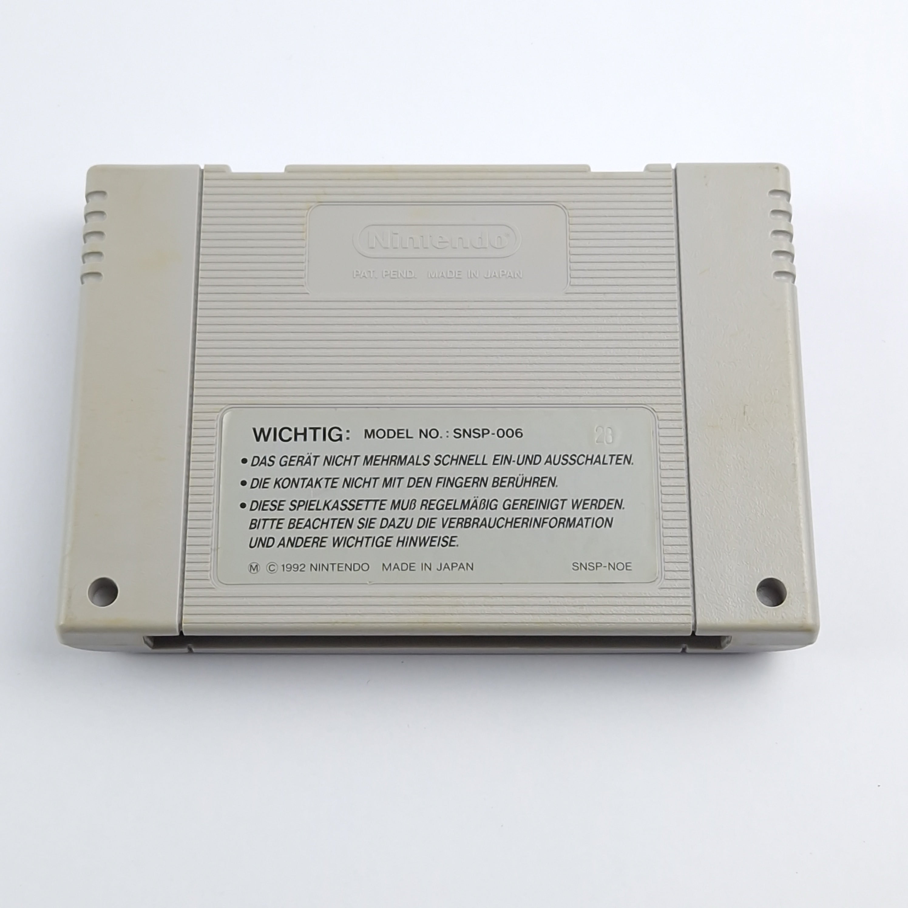 Super Nintendo SNES Spiel: Cybernator - Modul / Cartridge PAL Game