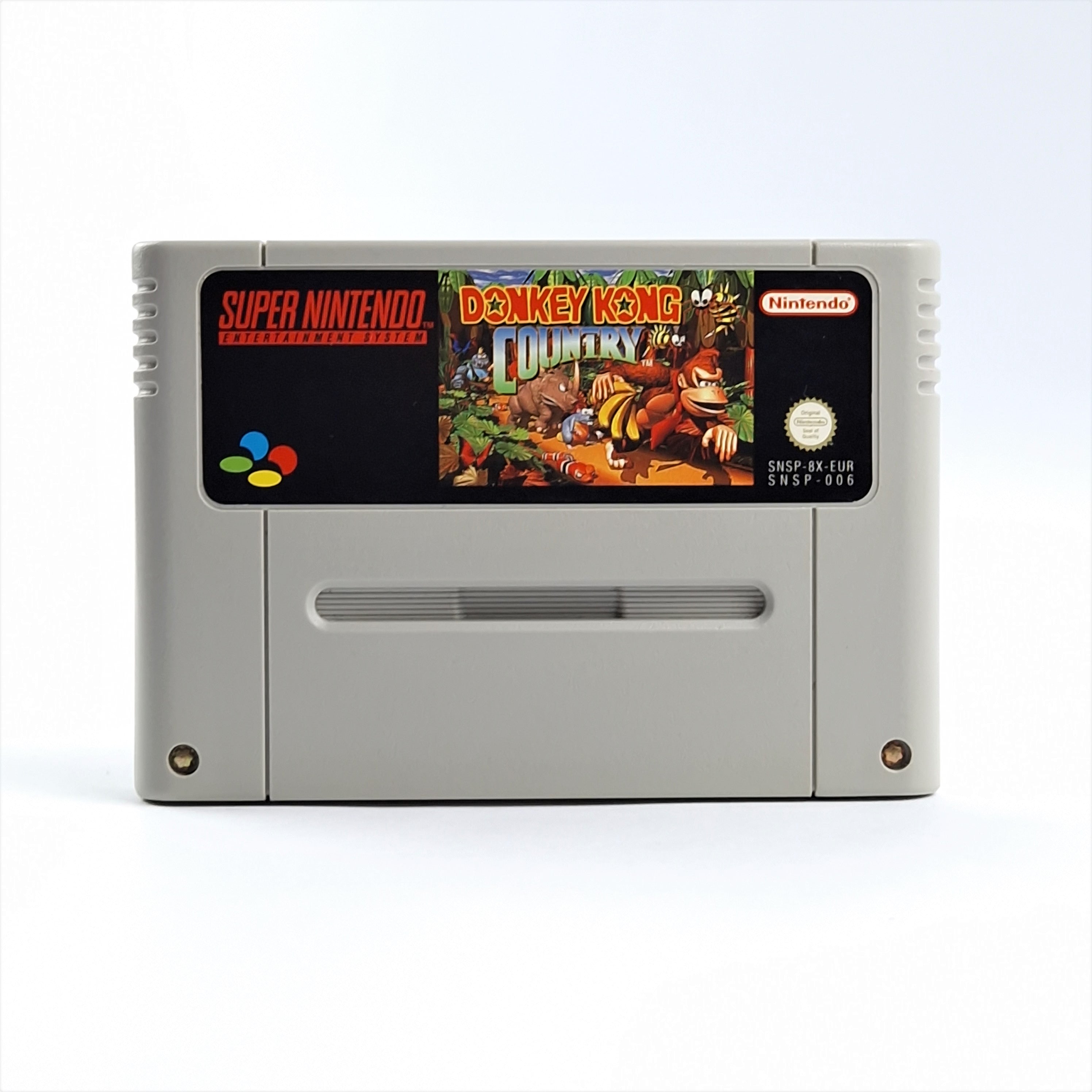 Super Nintendo SNES Spiel: Donkey Kong Country - Modul / Cartridge PAL Game