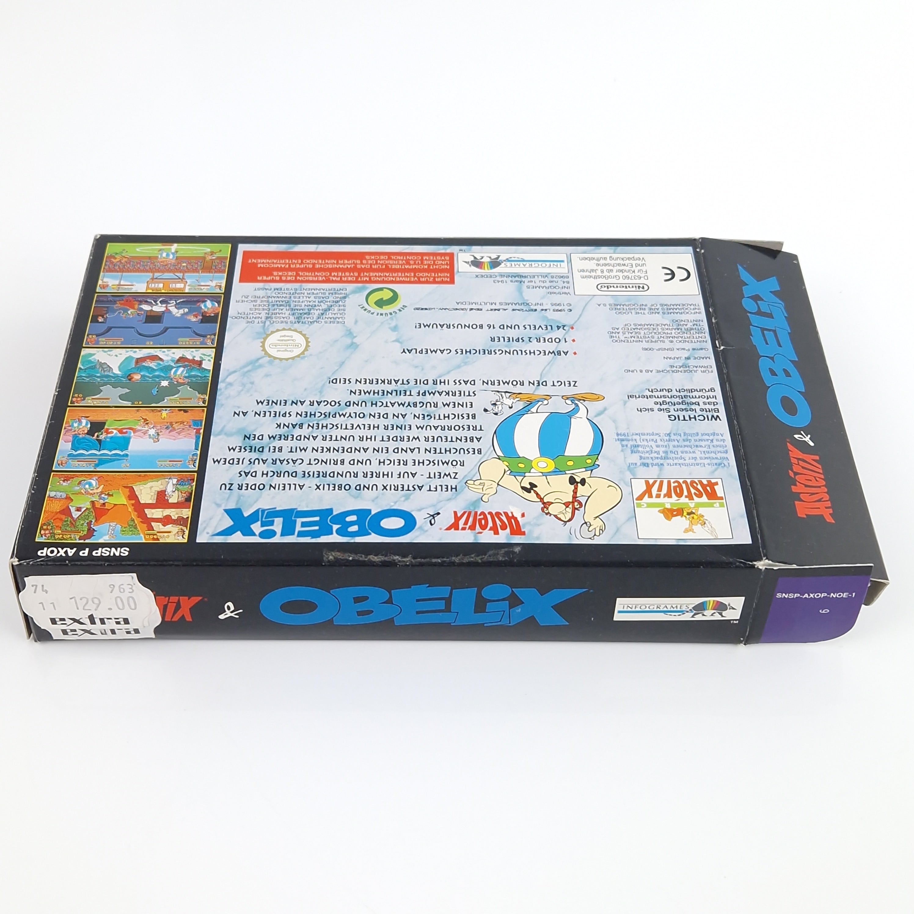 Super Nintendo Spiel – Asterix & Obelix (OVP PAL)