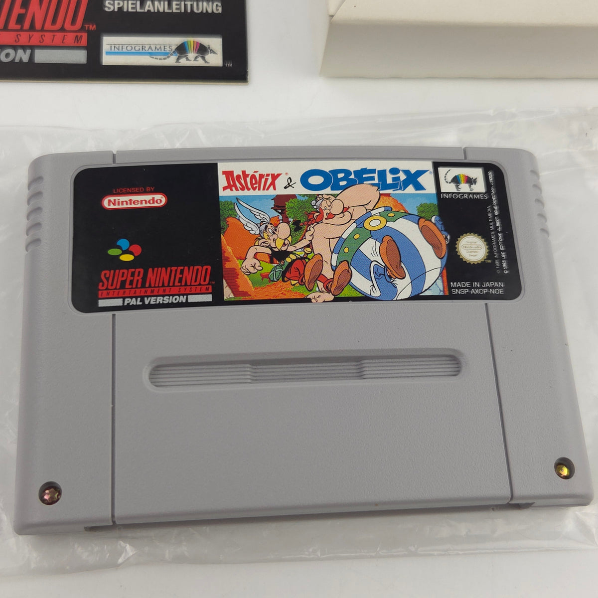 Super Nintendo Spiel Asterix Obelix OVP PAL