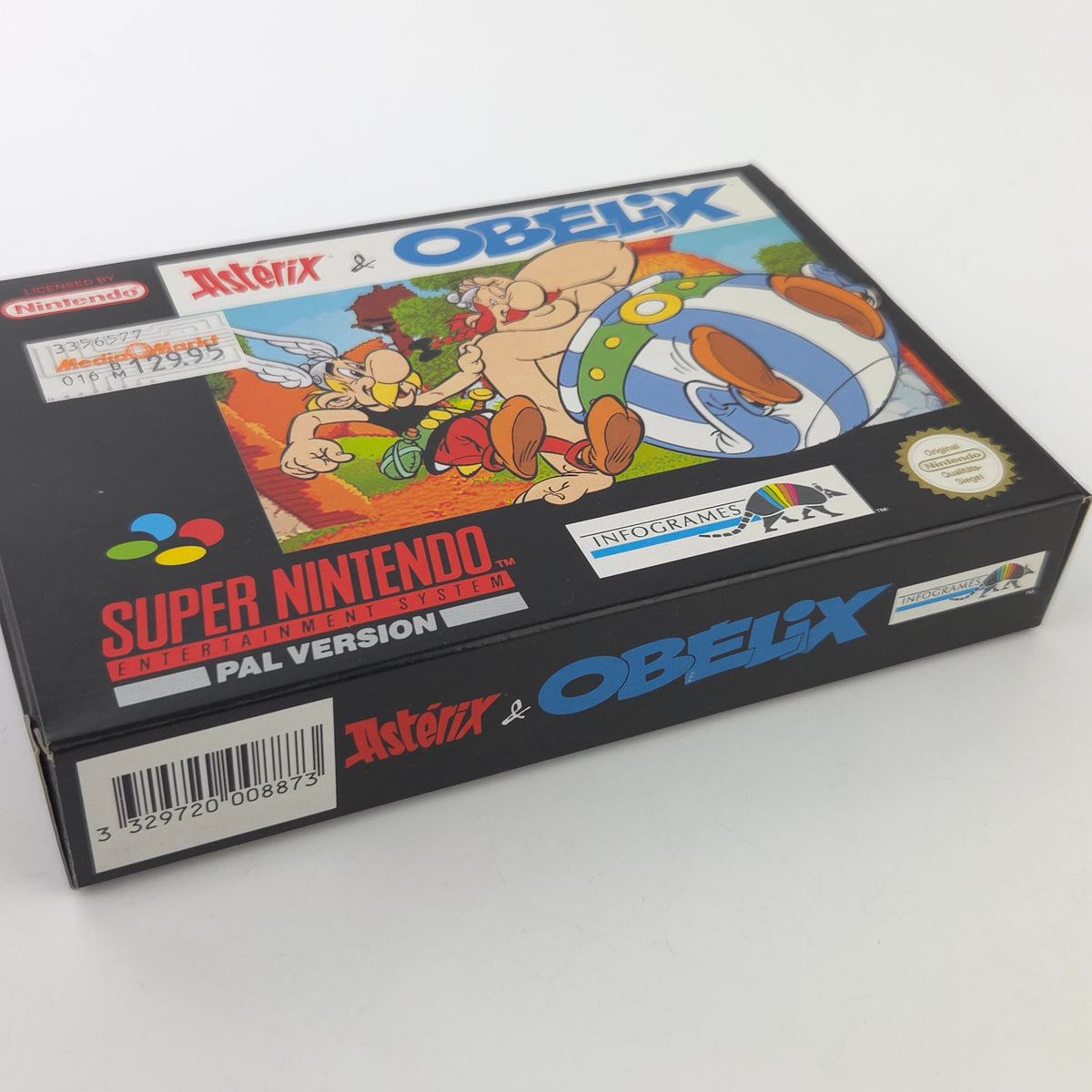 Super Nintendo Spiel Asterix Obelix OVP PAL