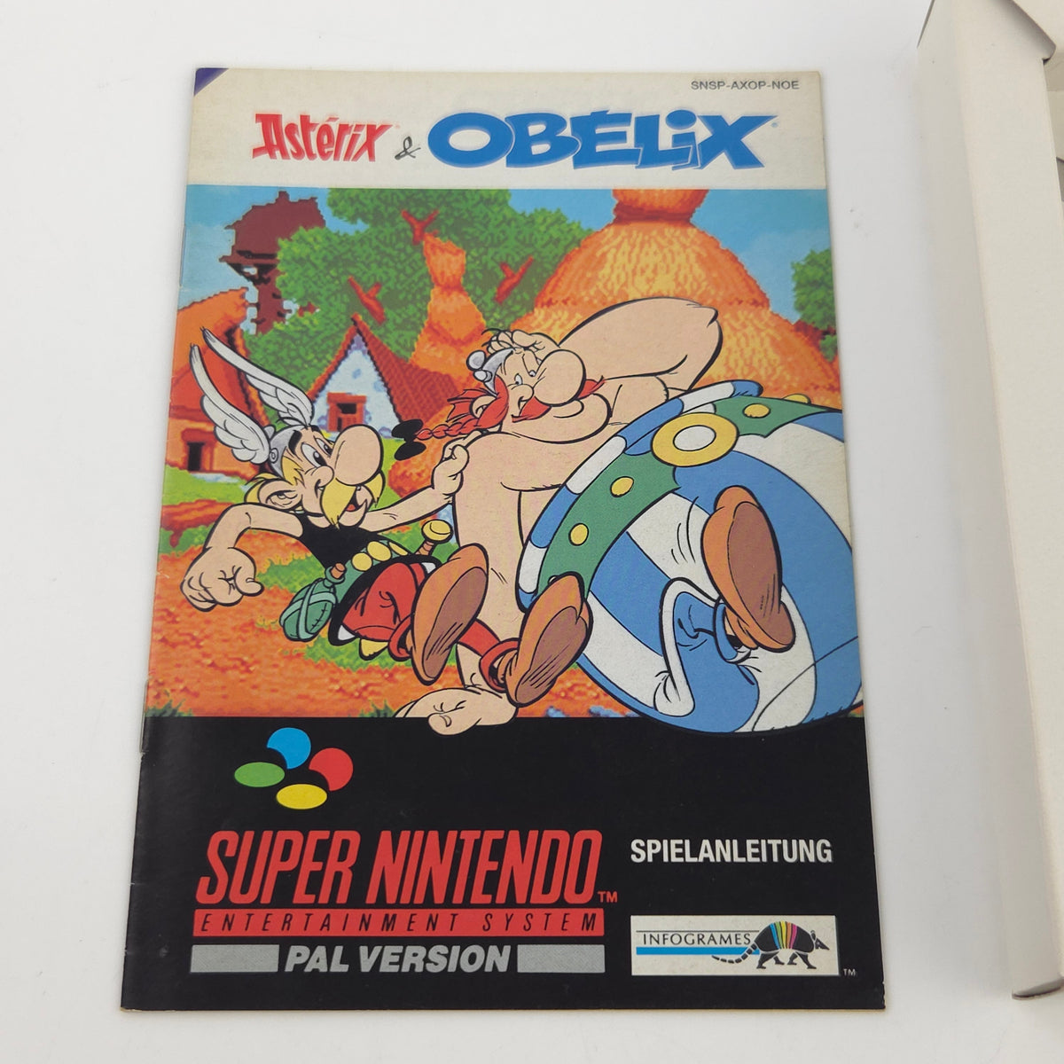Super Nintendo Spiel Asterix Obelix OVP PAL
