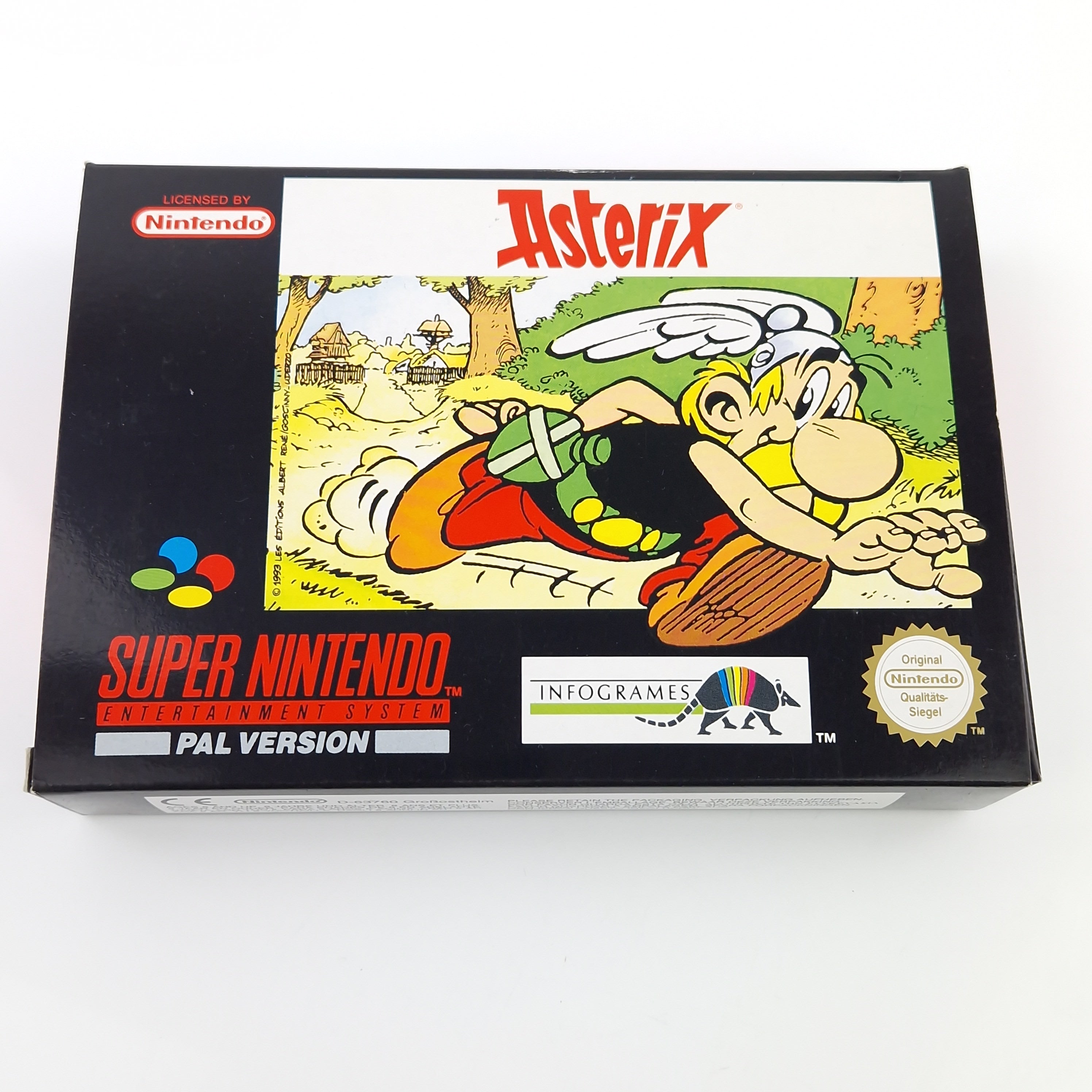 Super Nintendo Spiel – Asterix SNES Modul OVP PAL