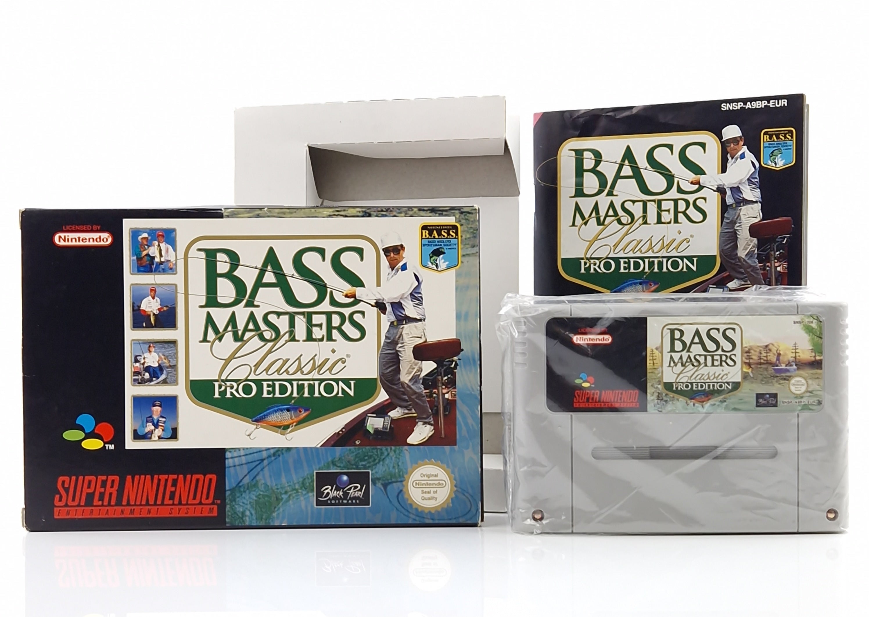 Super Nintendo Spiel – Bass Masters Classic Pro Edition OVP