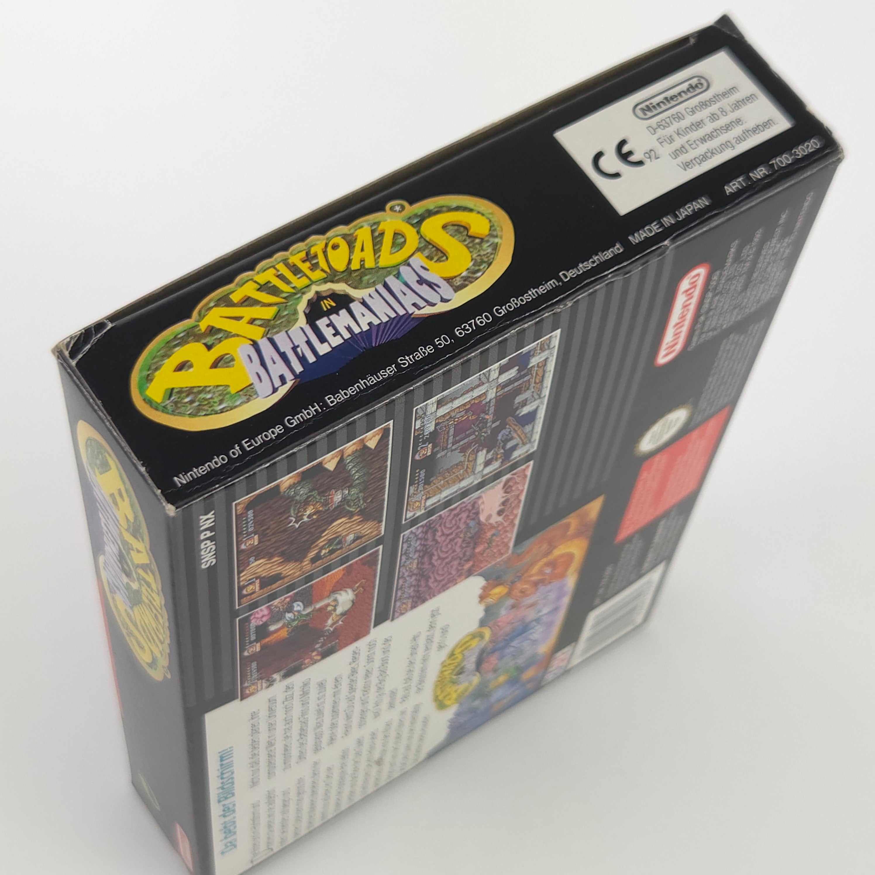 Super Nintendo Spiel Battletoads nahezu neuwertig CIB