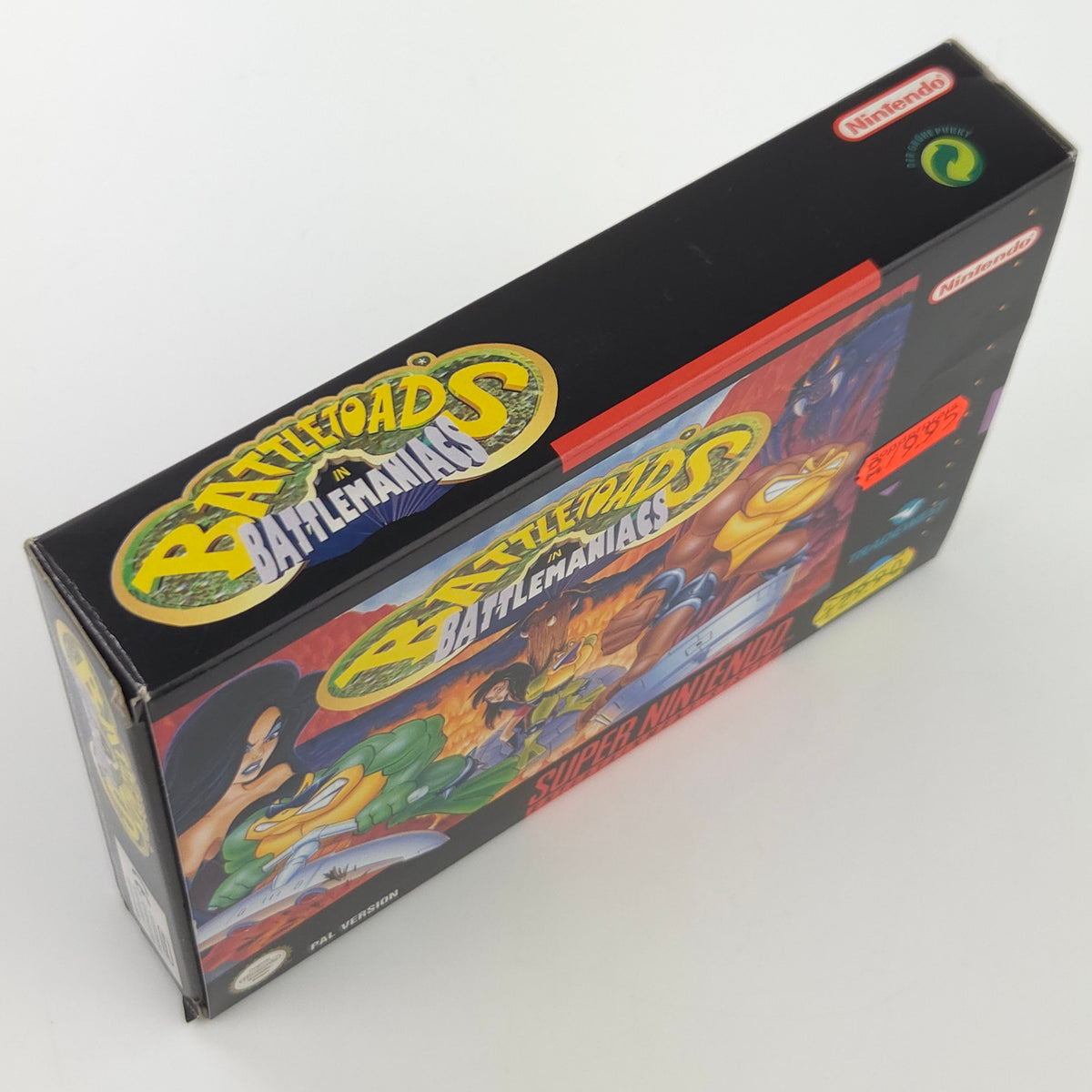 Super Nintendo Spiel Battletoads nahezu neuwertig CIB