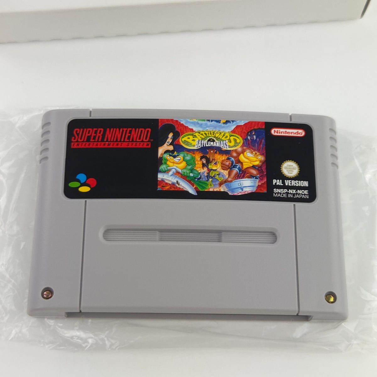 Super Nintendo Spiel Battletoads nahezu neuwertig CIB