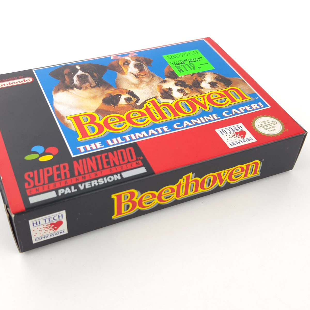 Super Nintendo Spiel Beethoven Ultimate Canine Caper OVP PAL