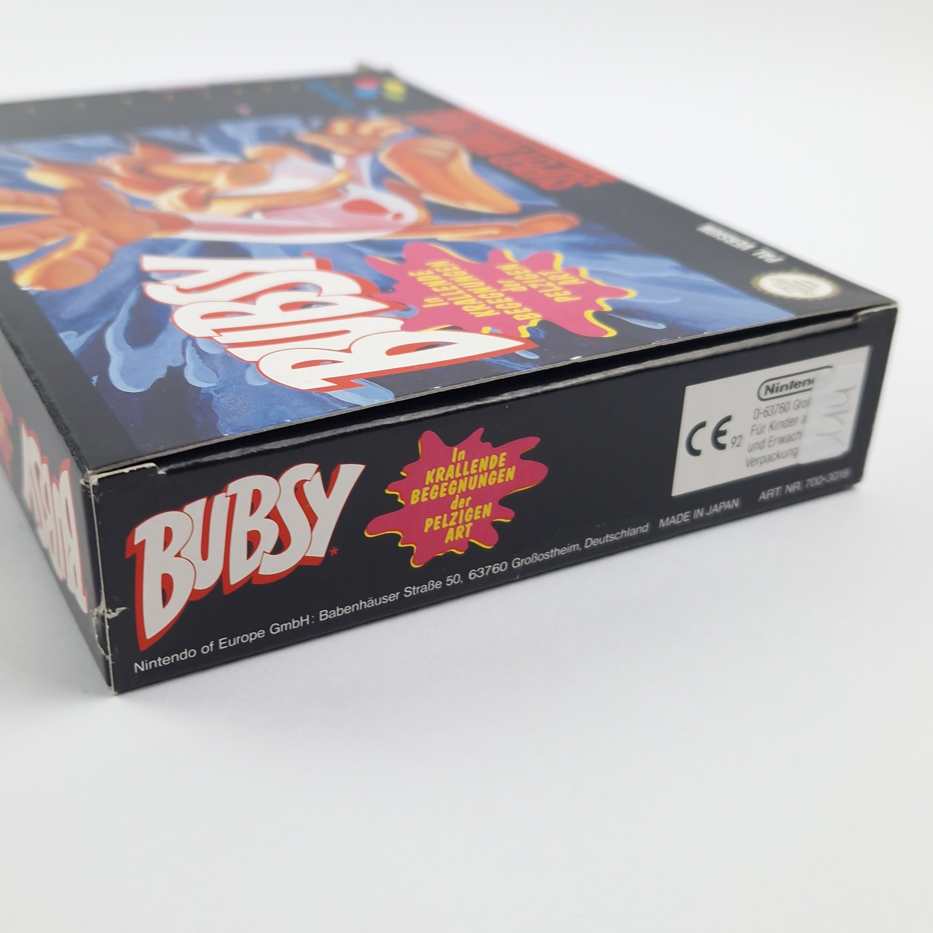 Super Nintendo Spiel – Bubsy OVP CIB PAL NOE SNES