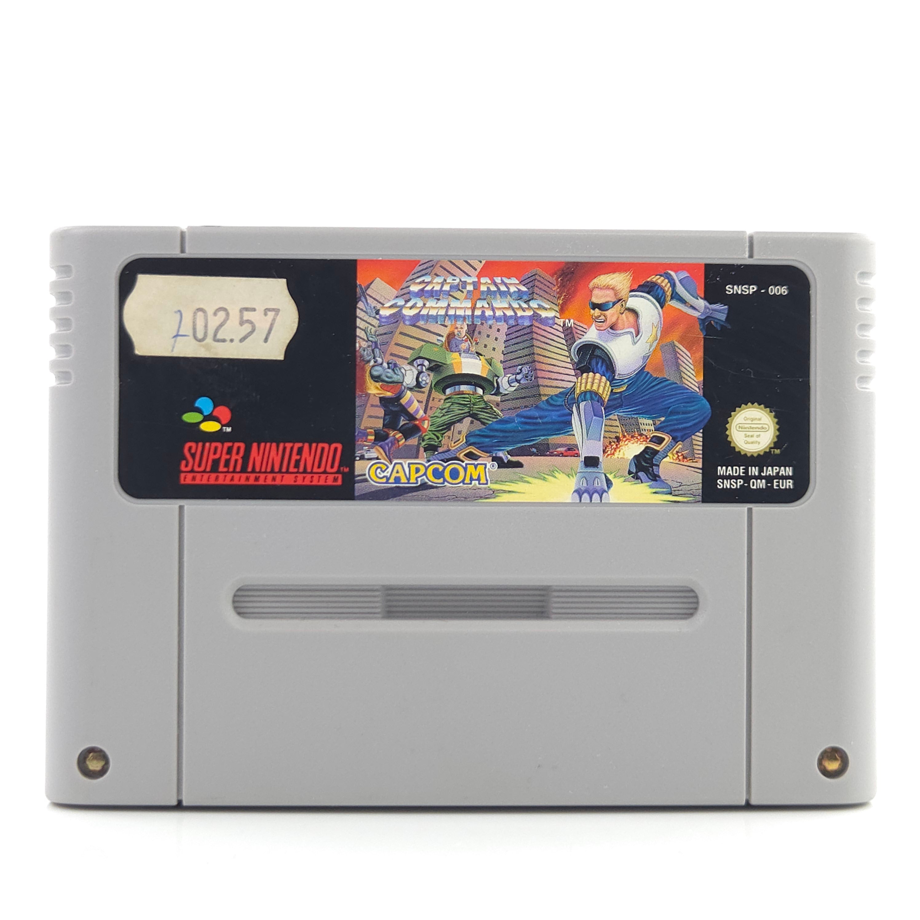 Super Nintendo Spiel Captain Commando SNES Modul PAL EUR
