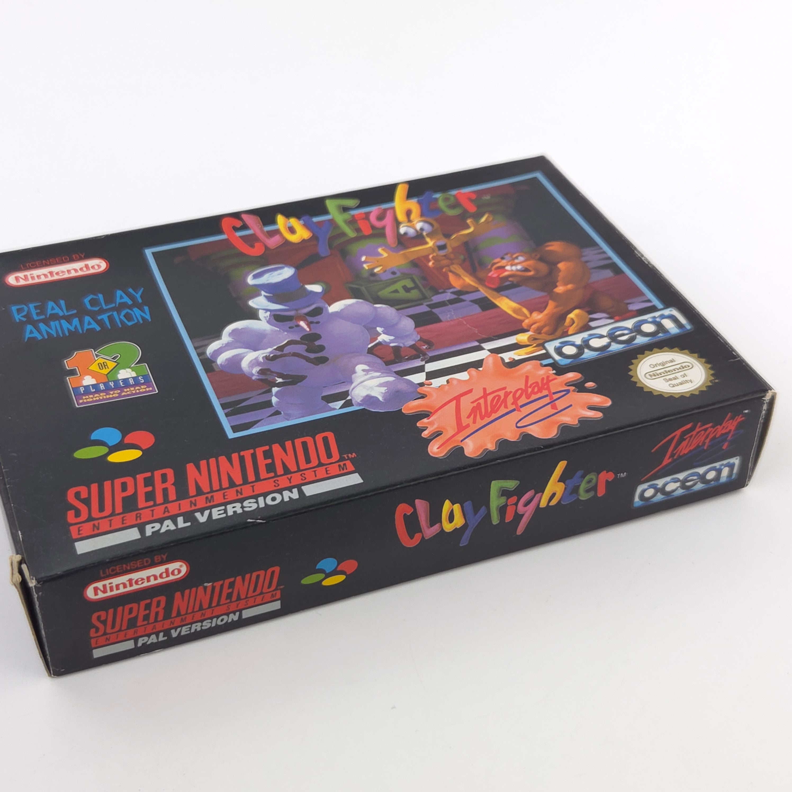 Super Nintendo Spiel – Clay Fighter (SNES OVP)