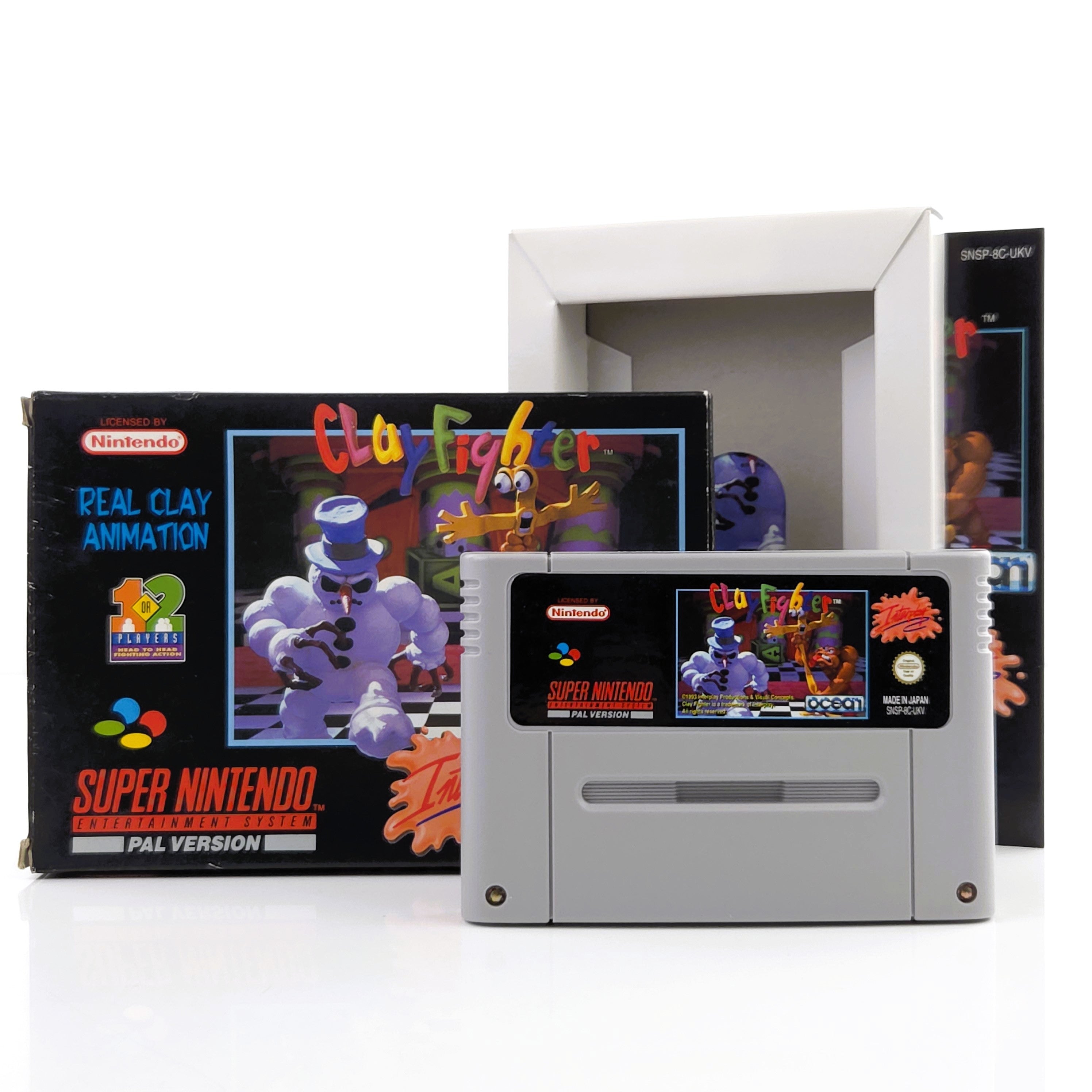 Super Nintendo Spiel – Clay Fighter (SNES OVP)