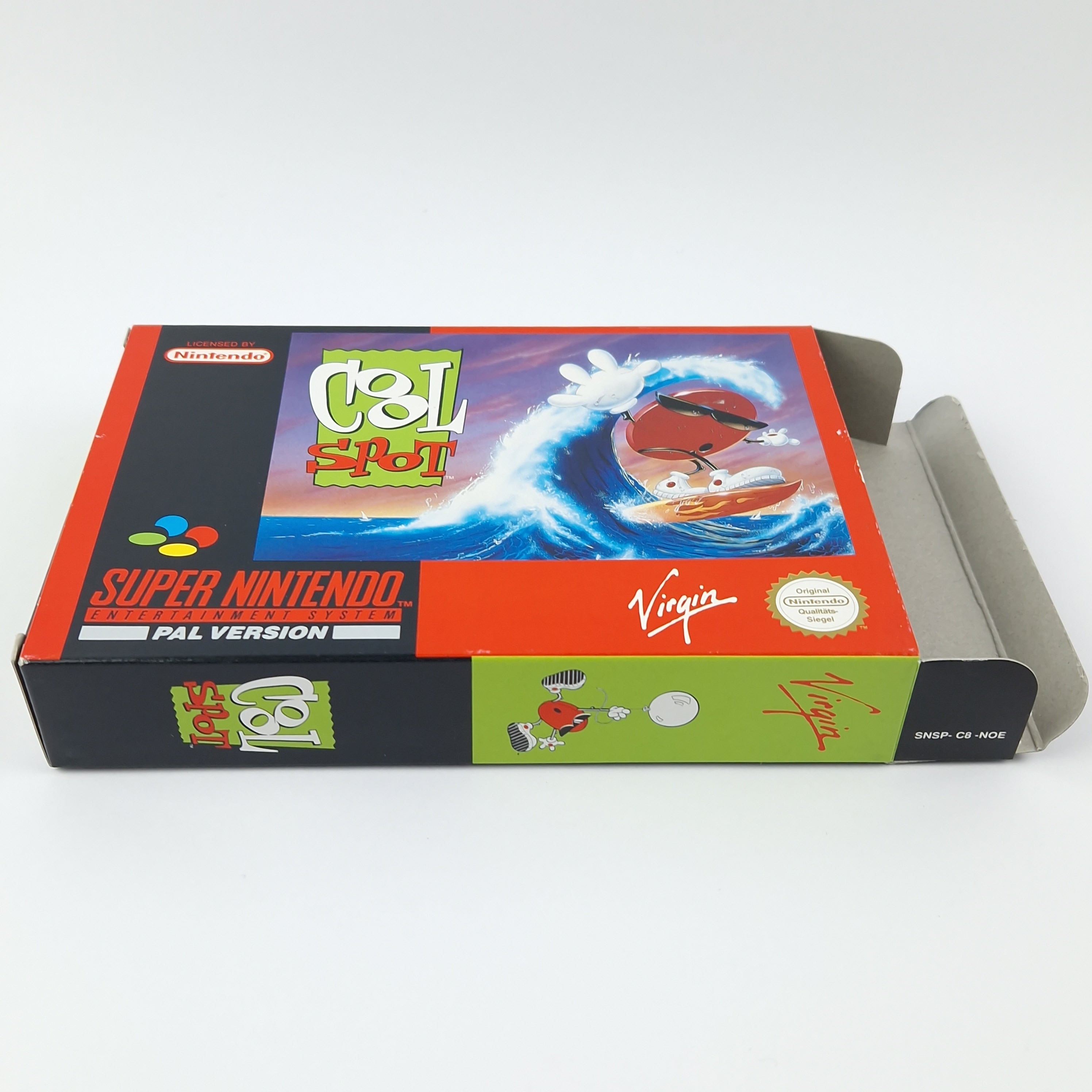 Super Nintendo Spiel – Cool Spot OVP CIB PAL NOE