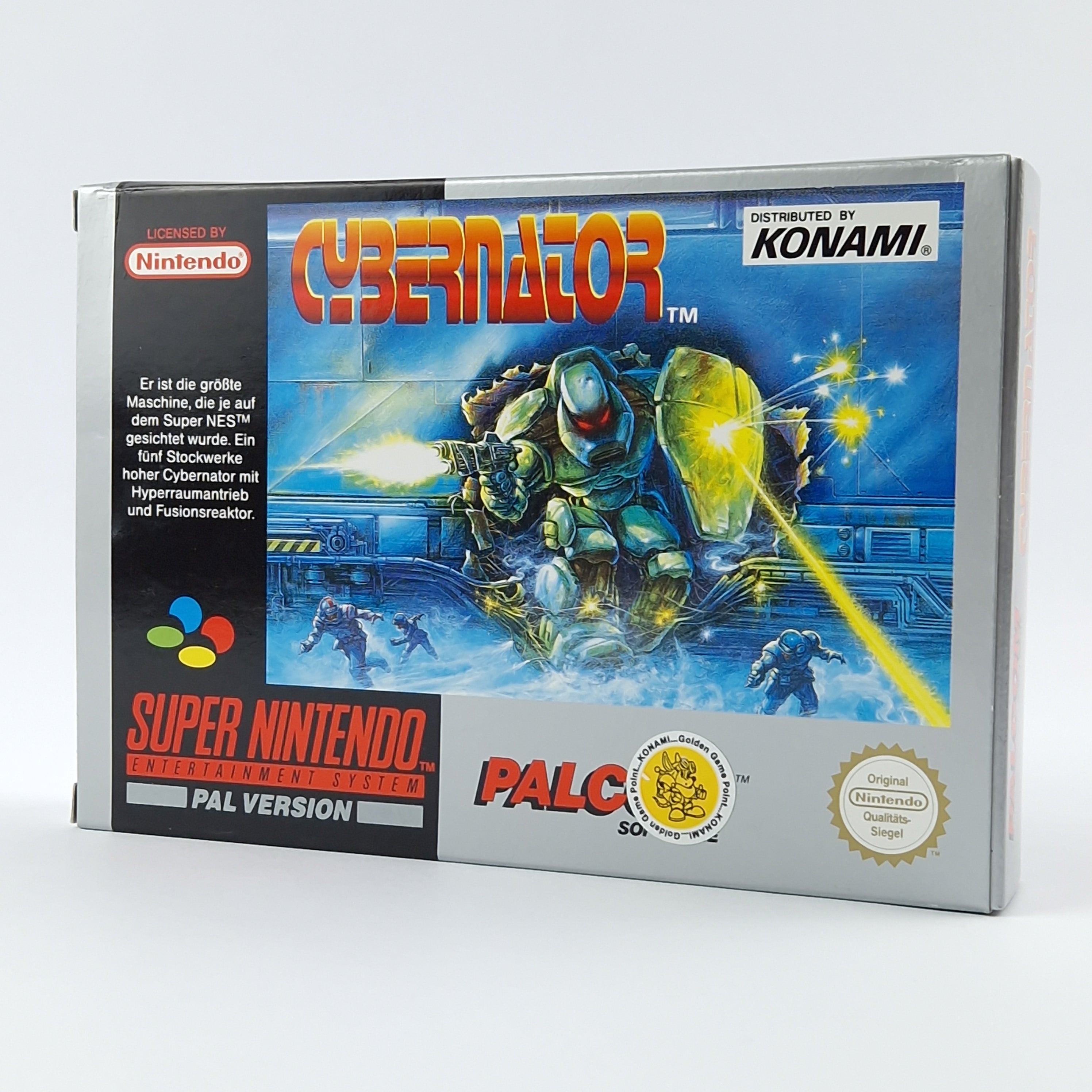 Super Nintendo Spiel – Cybernator OVP CIB PAL SNES